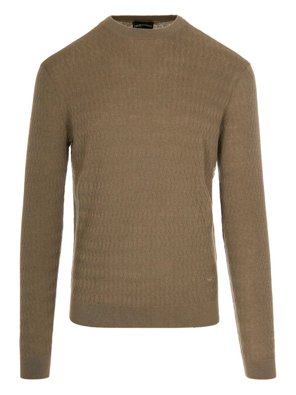 EMPORIO ARMANI Round Neck Sweater for Men - FW25 Collection