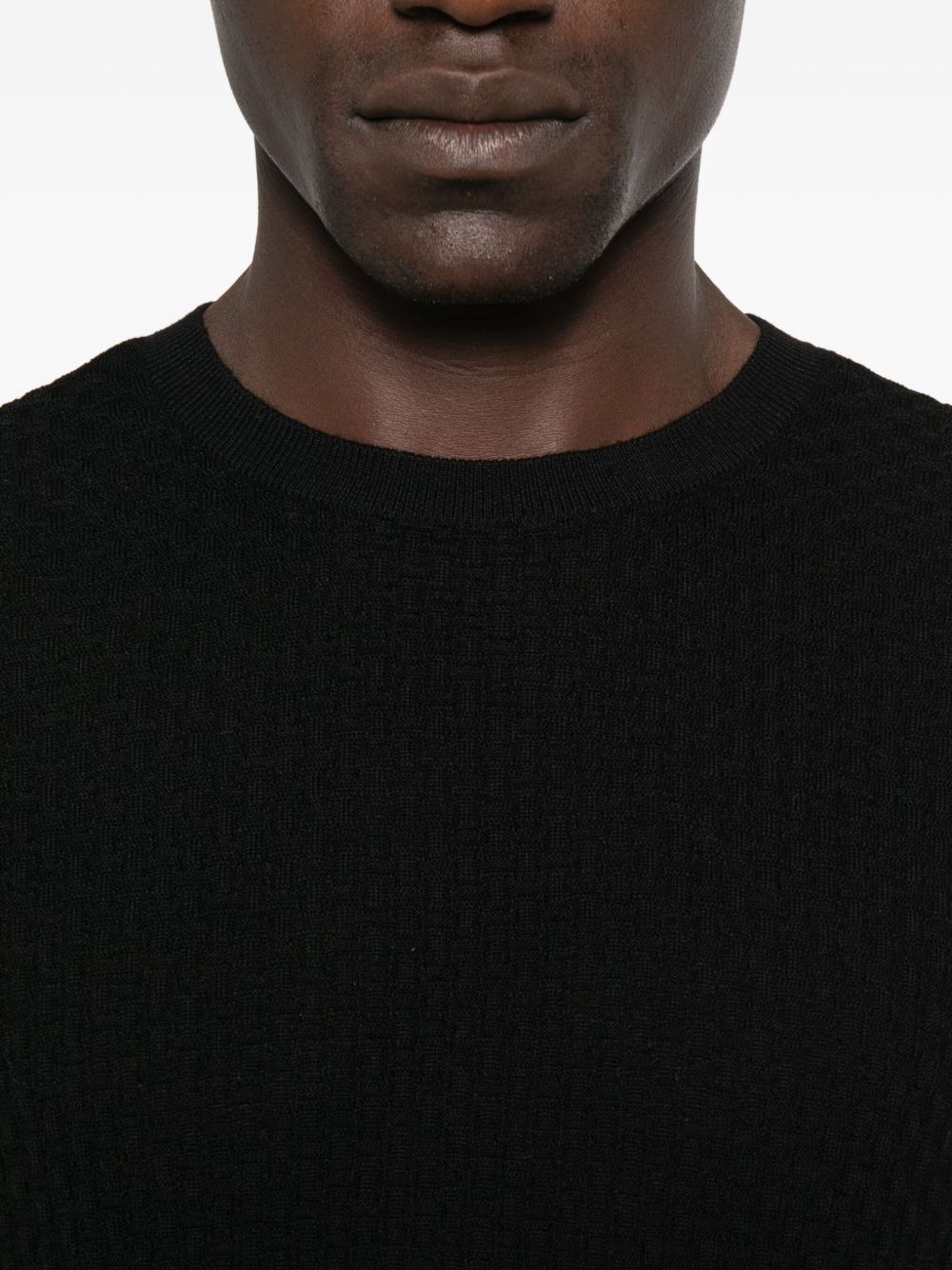EMPORIO ARMANI Men's Round Neck Sweater - FW25 Collection