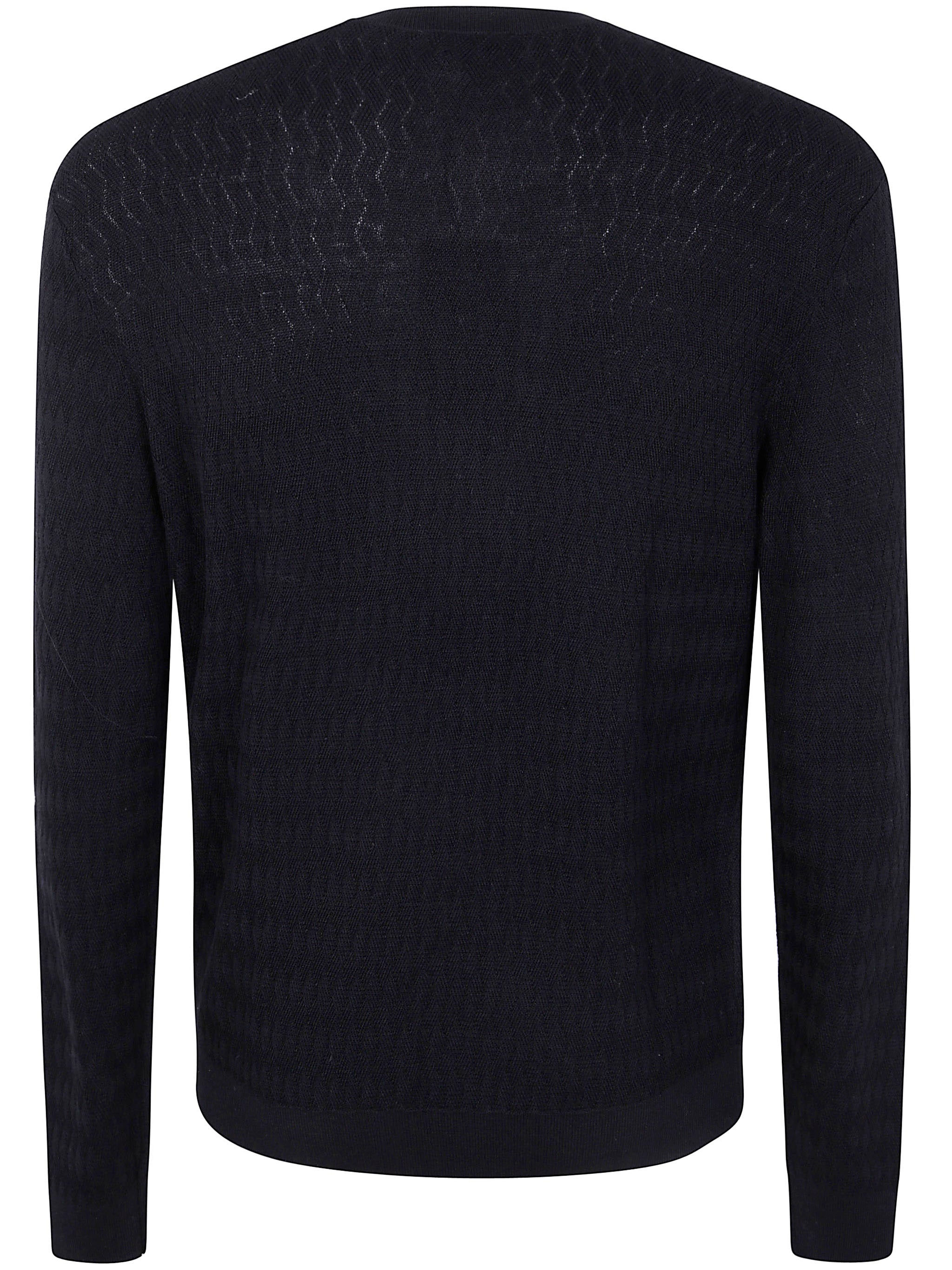 EMPORIO ARMANI Round Neck Sweater for Men - FW25 Collection