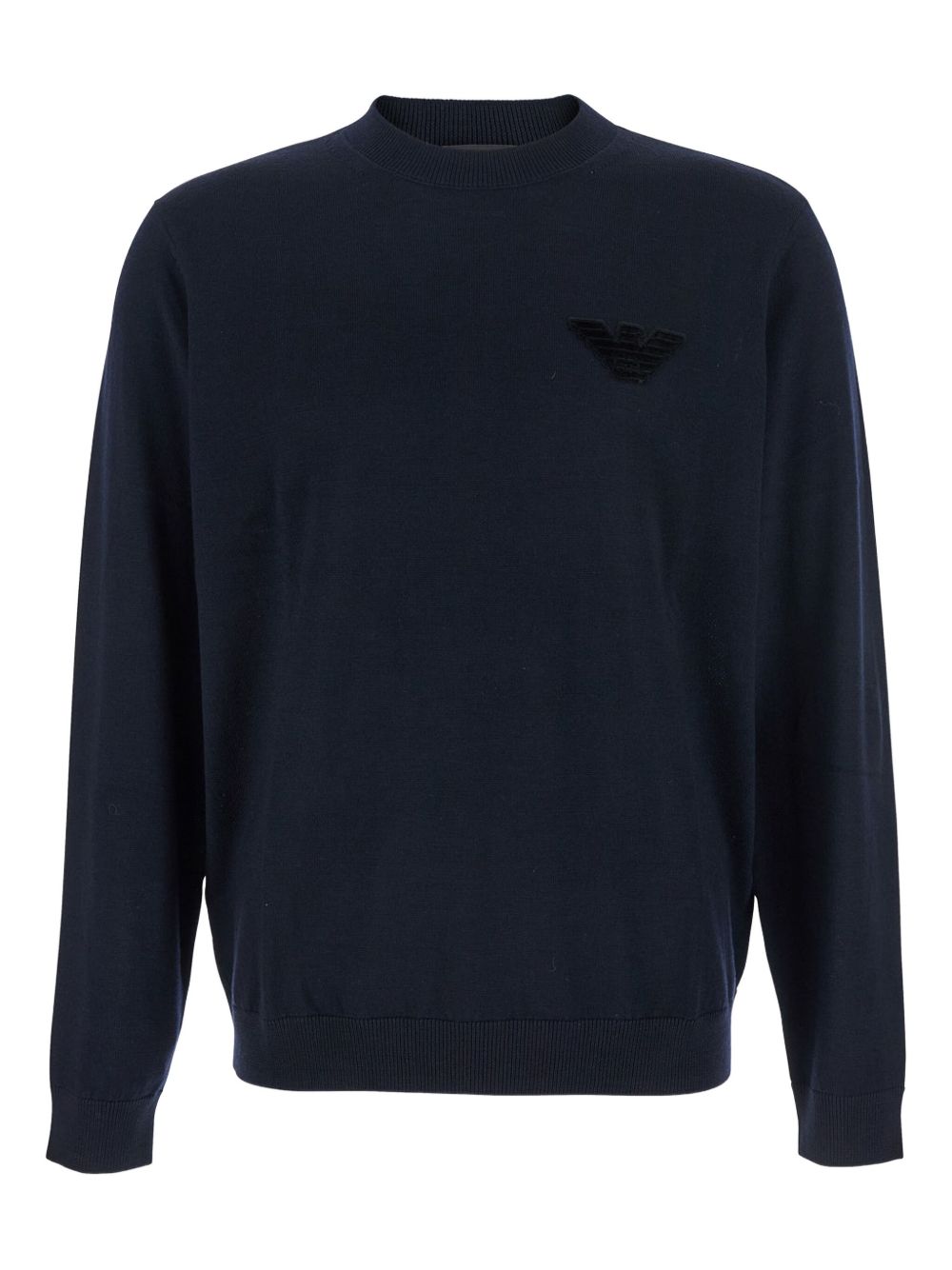 EMPORIO ARMANI Wool Crewneck Jumper for Men - FW25 Collection