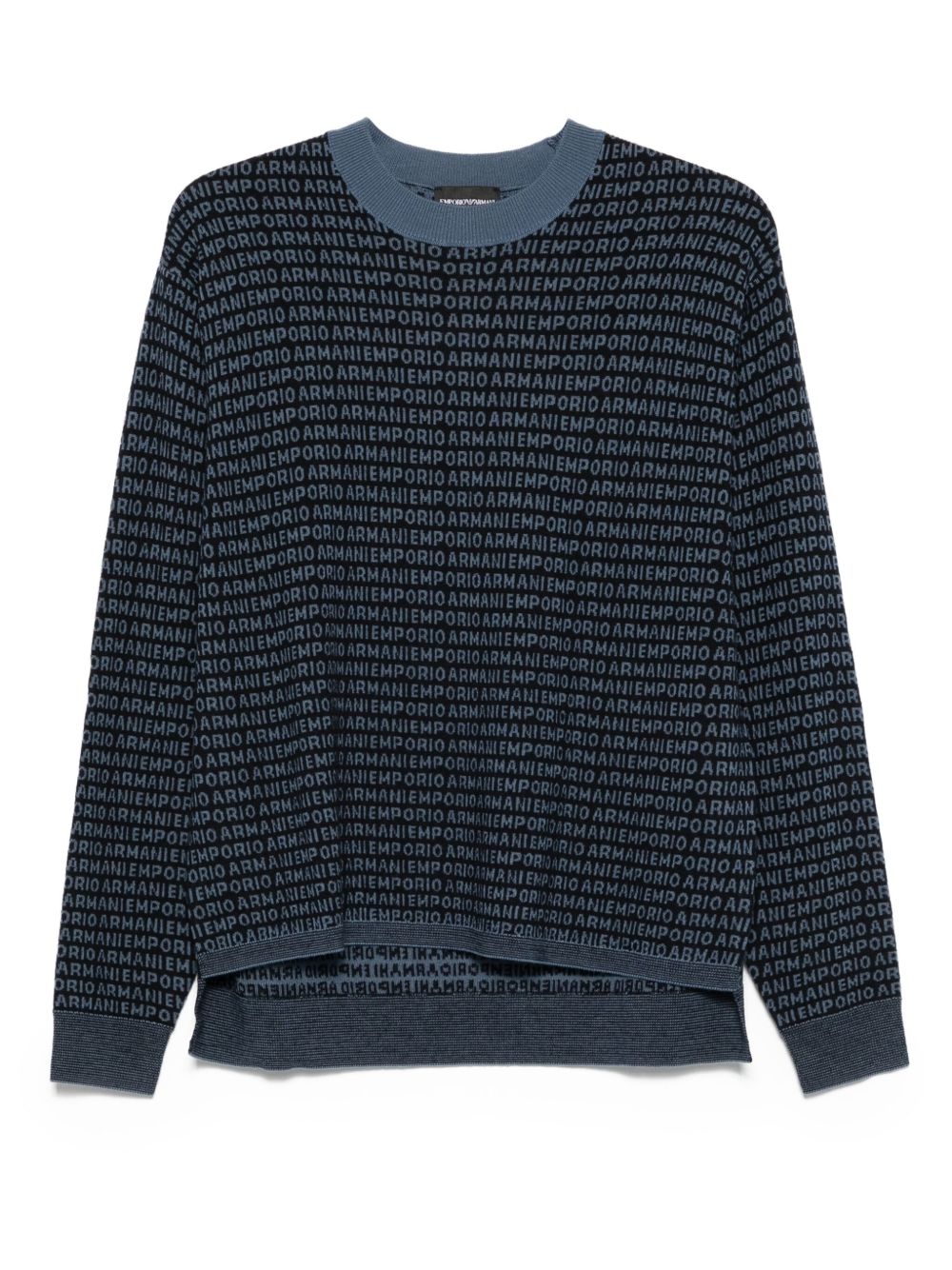 EMPORIO ARMANI Wool Crewneck Jumper for Men