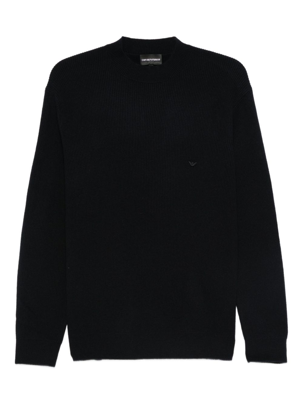 EMPORIO ARMANI Classic Wool Crewneck Jumper for Men