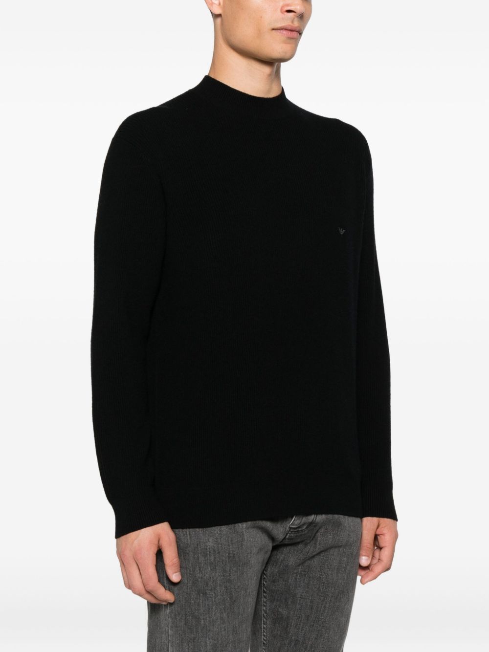 EMPORIO ARMANI Wool Crewneck Jumper for Men