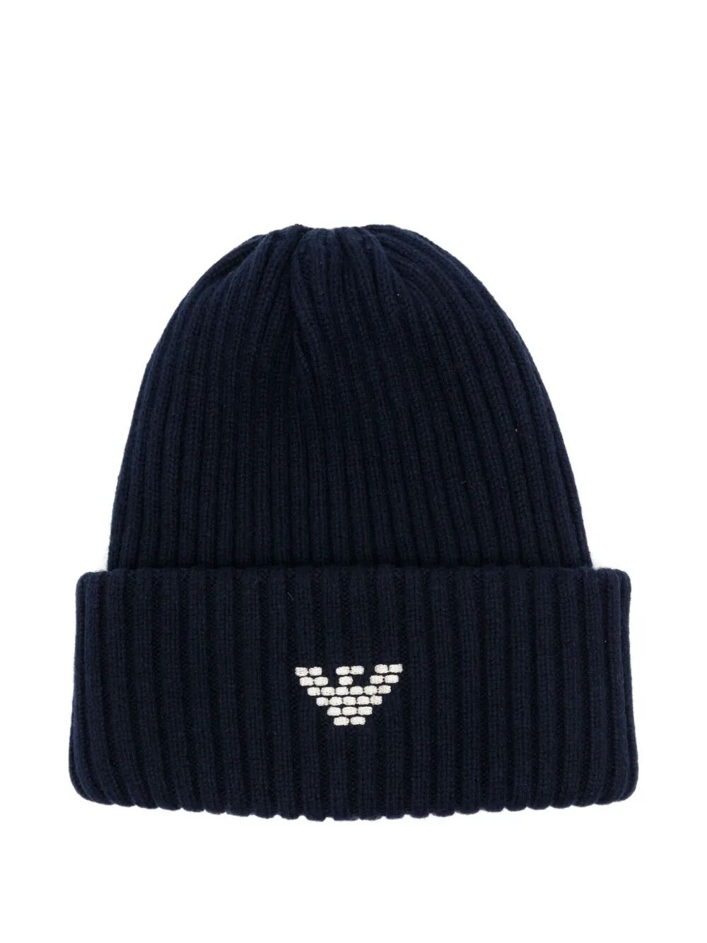 EMPORIO ARMANI Mini Ribbed Wool Beanie
