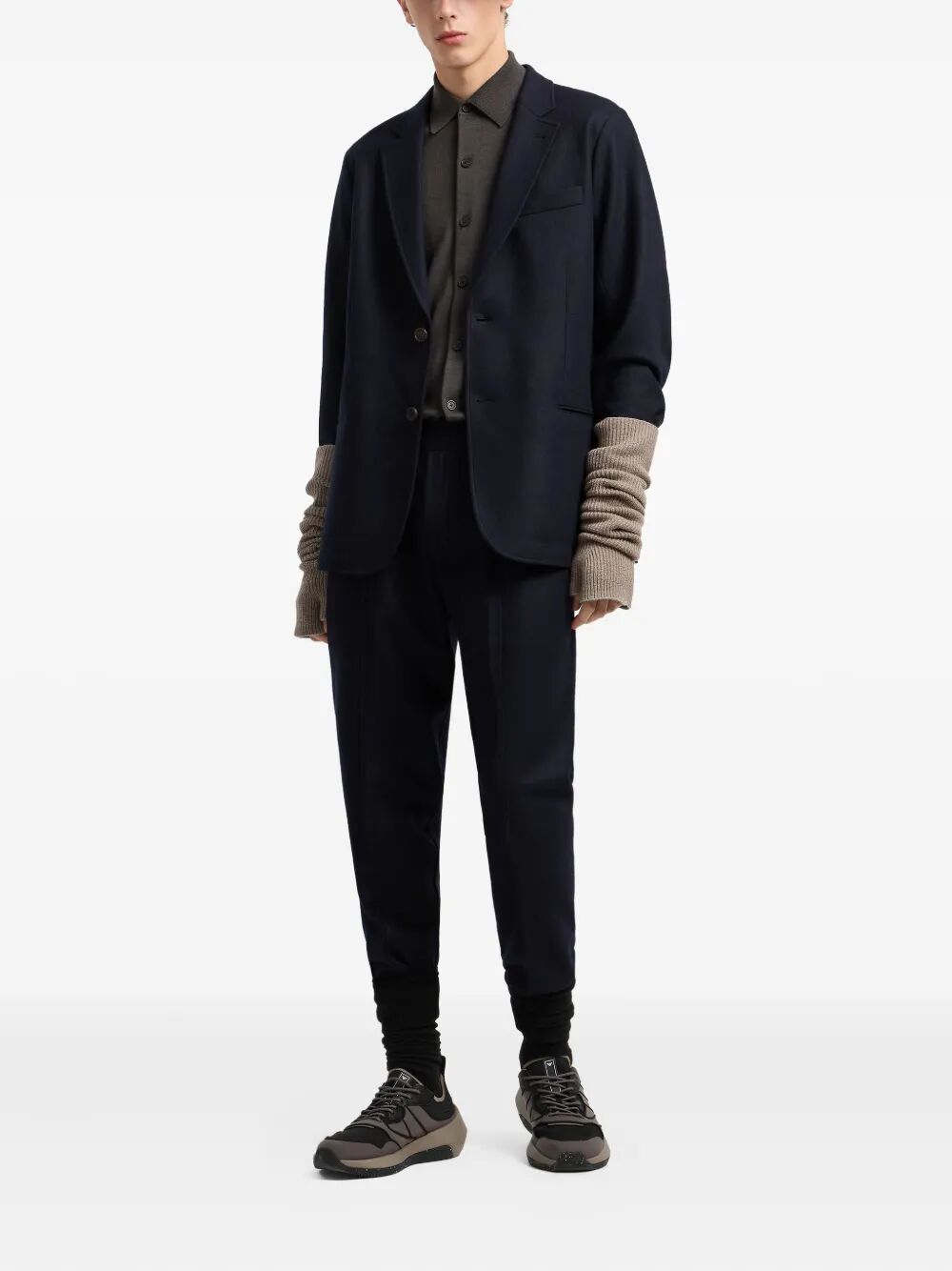 EMPORIO ARMANI Culotte Style Chino Trousers