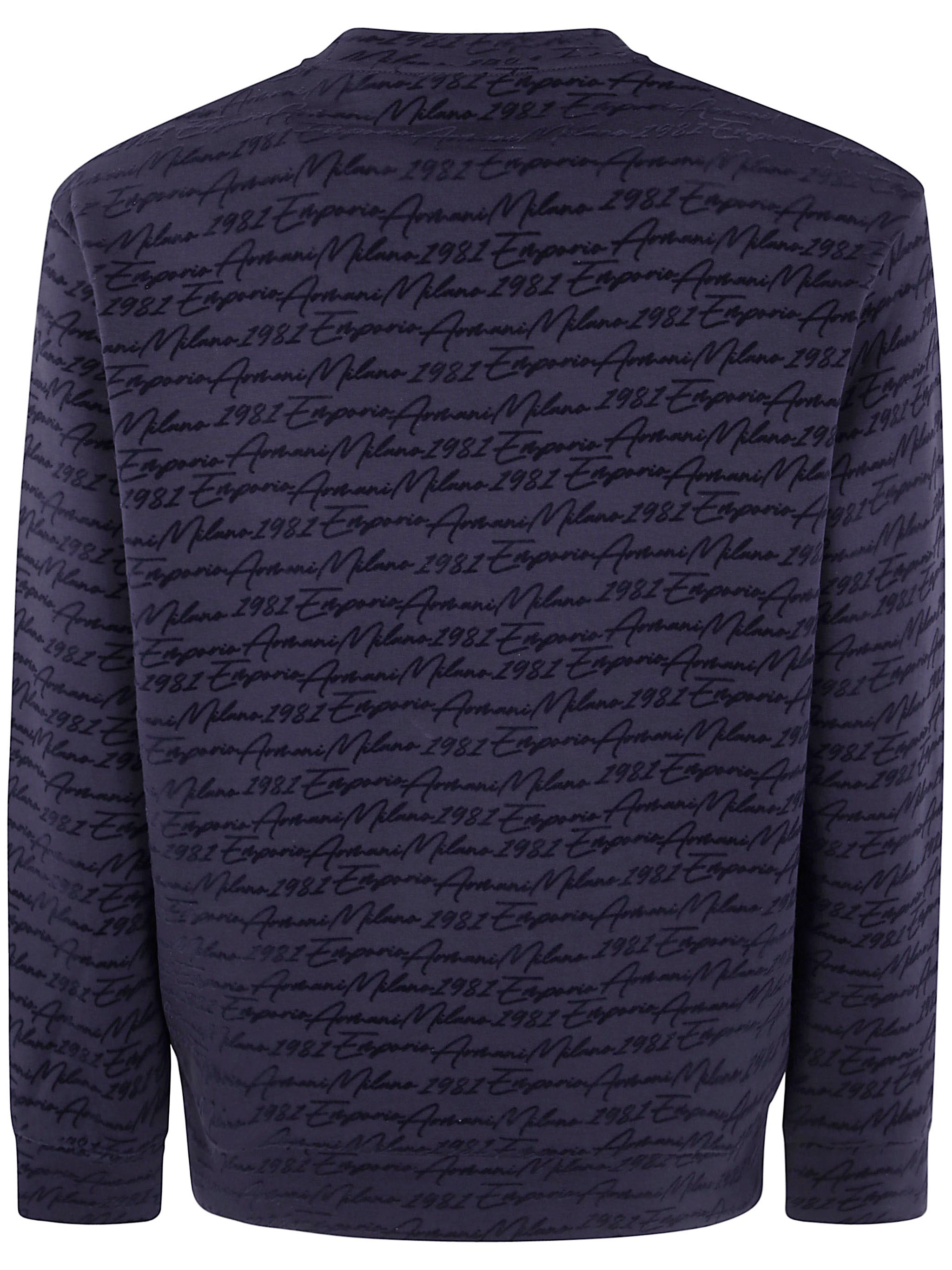 EMPORIO ARMANI Classic Round Neck Sweatshirt for Men