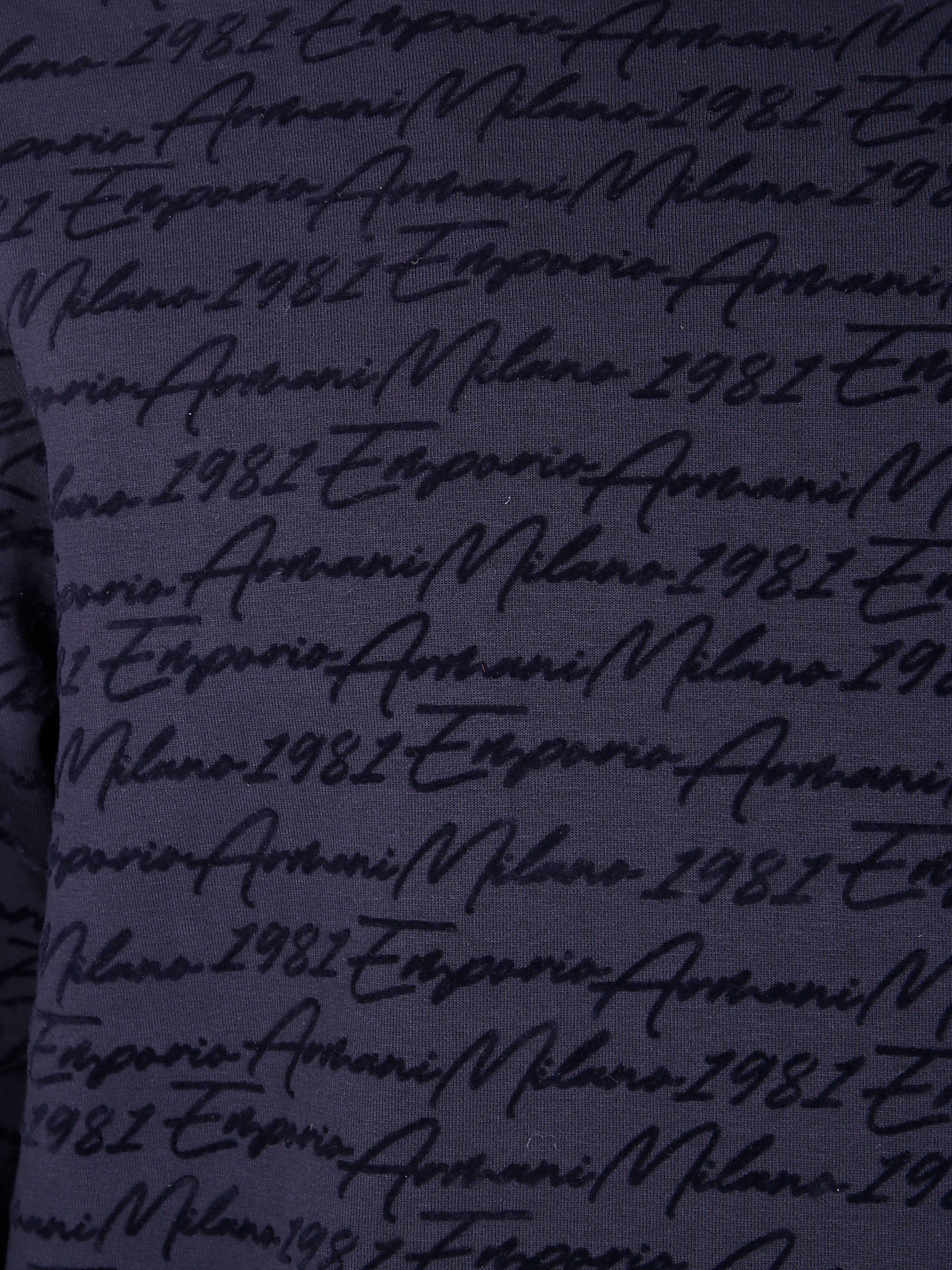 EMPORIO ARMANI Classic Round Neck Sweatshirt for Men