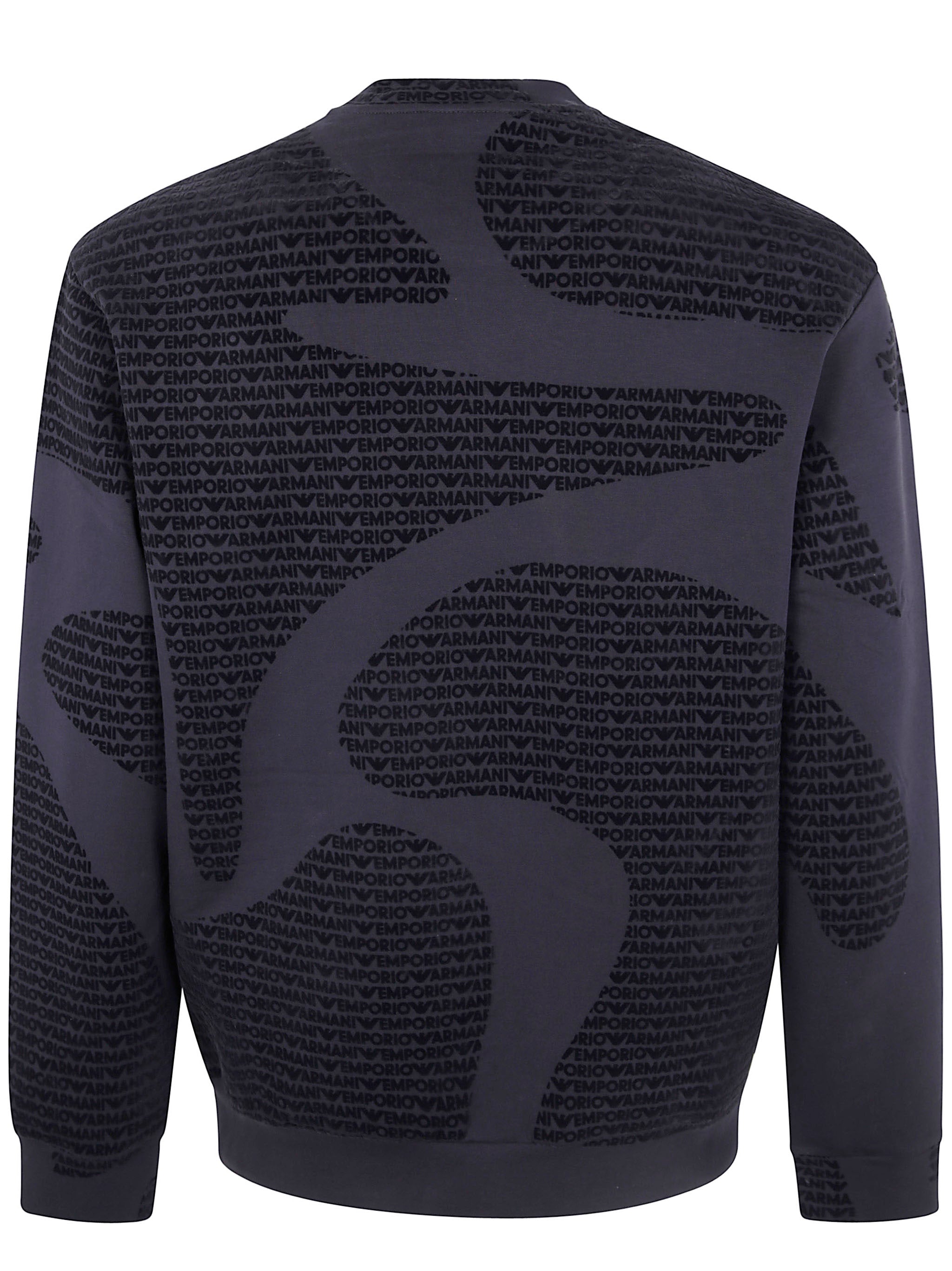 EMPORIO ARMANI Round Neck Sweatshirt for Men - Fall/Winter 2025