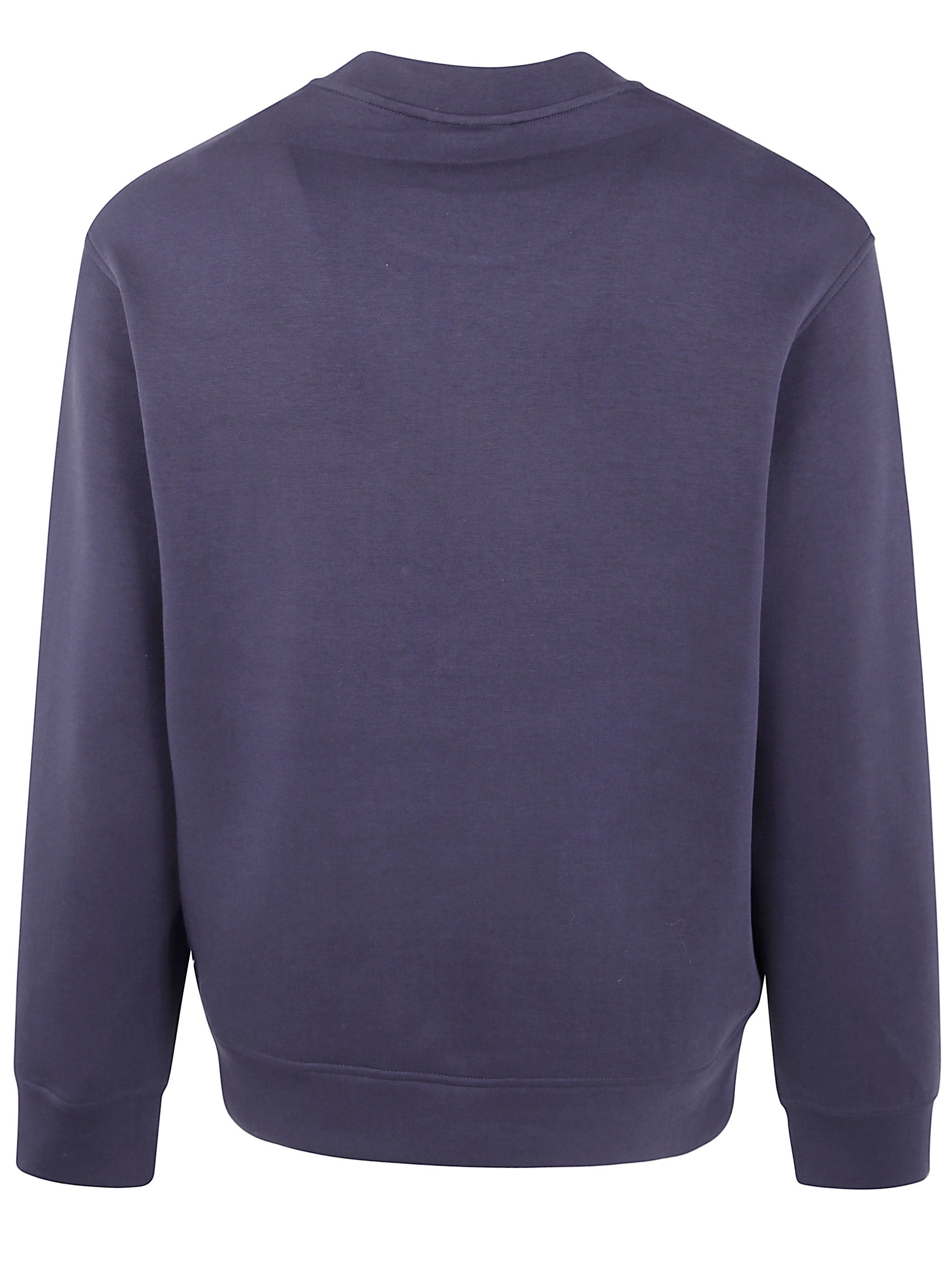 EMPORIO ARMANI Round Neck Pocket Sweatshirt for Men - FW25 Collection