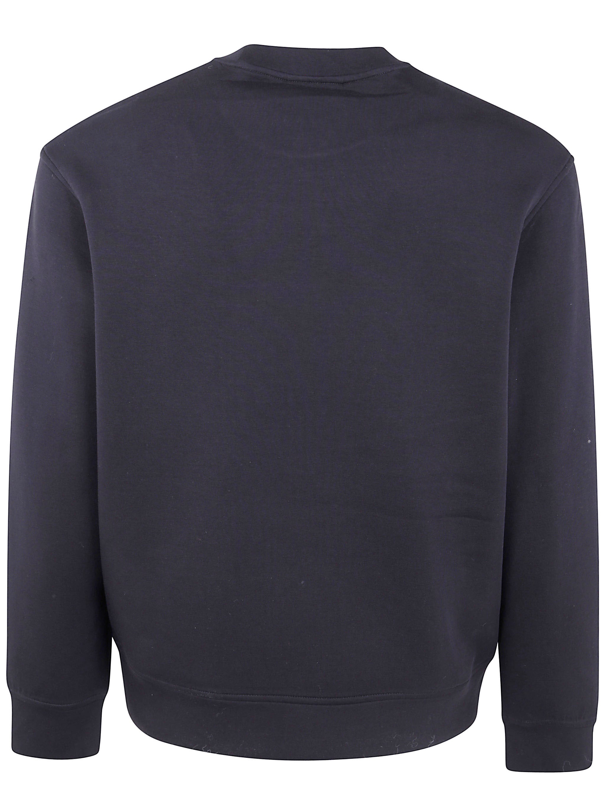 EMPORIO ARMANI Men's Round Neck Pocket Sweatshirt