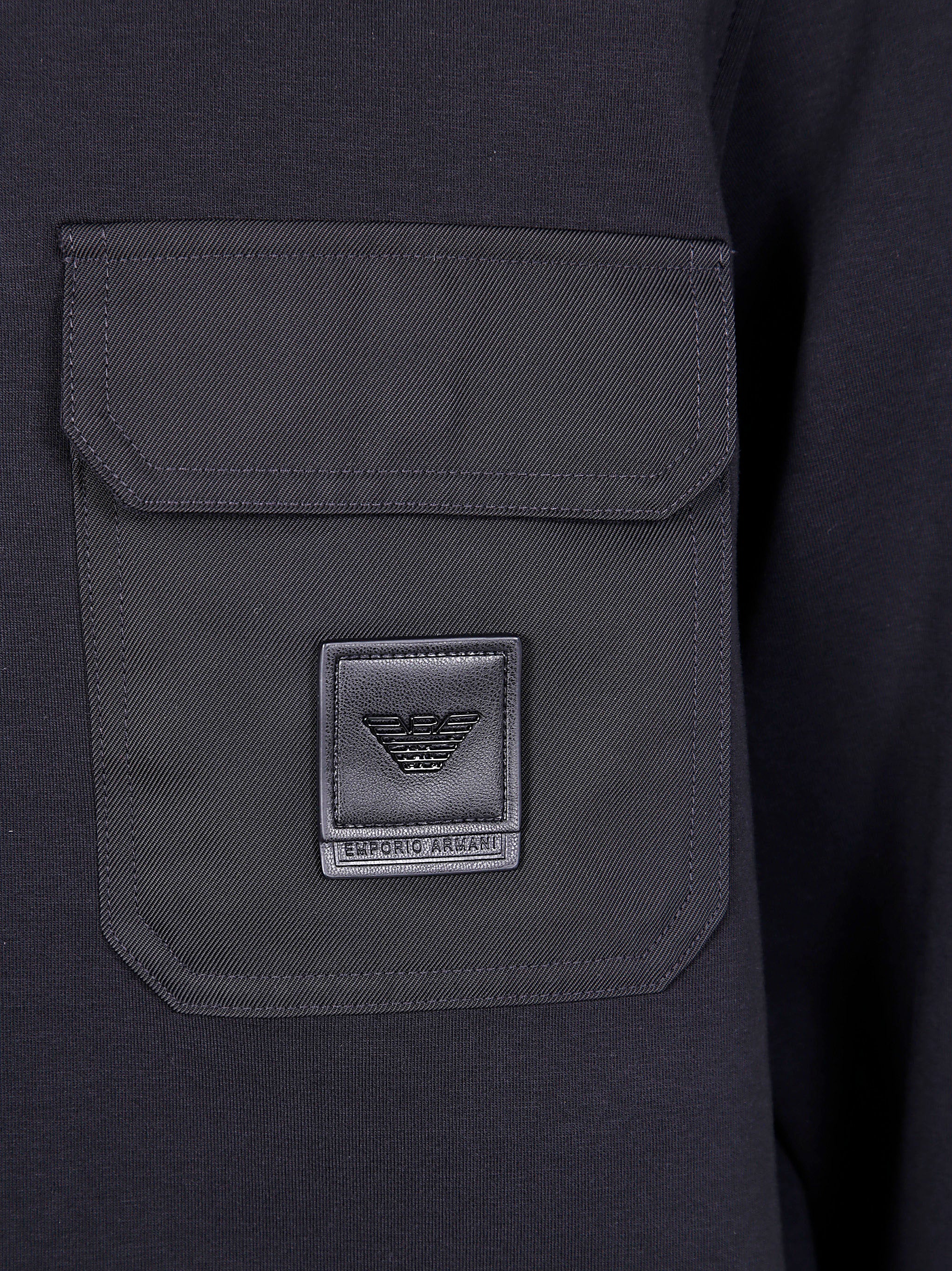 EMPORIO ARMANI Cotton Crewneck Sweatshirt - FW25 Collection