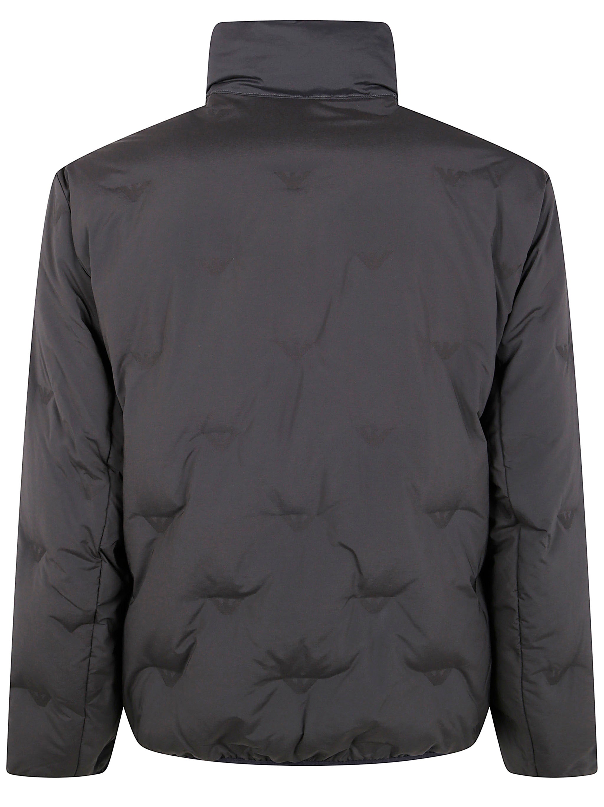 EMPORIO ARMANI Men's Mini Nylon Short Down Jacket