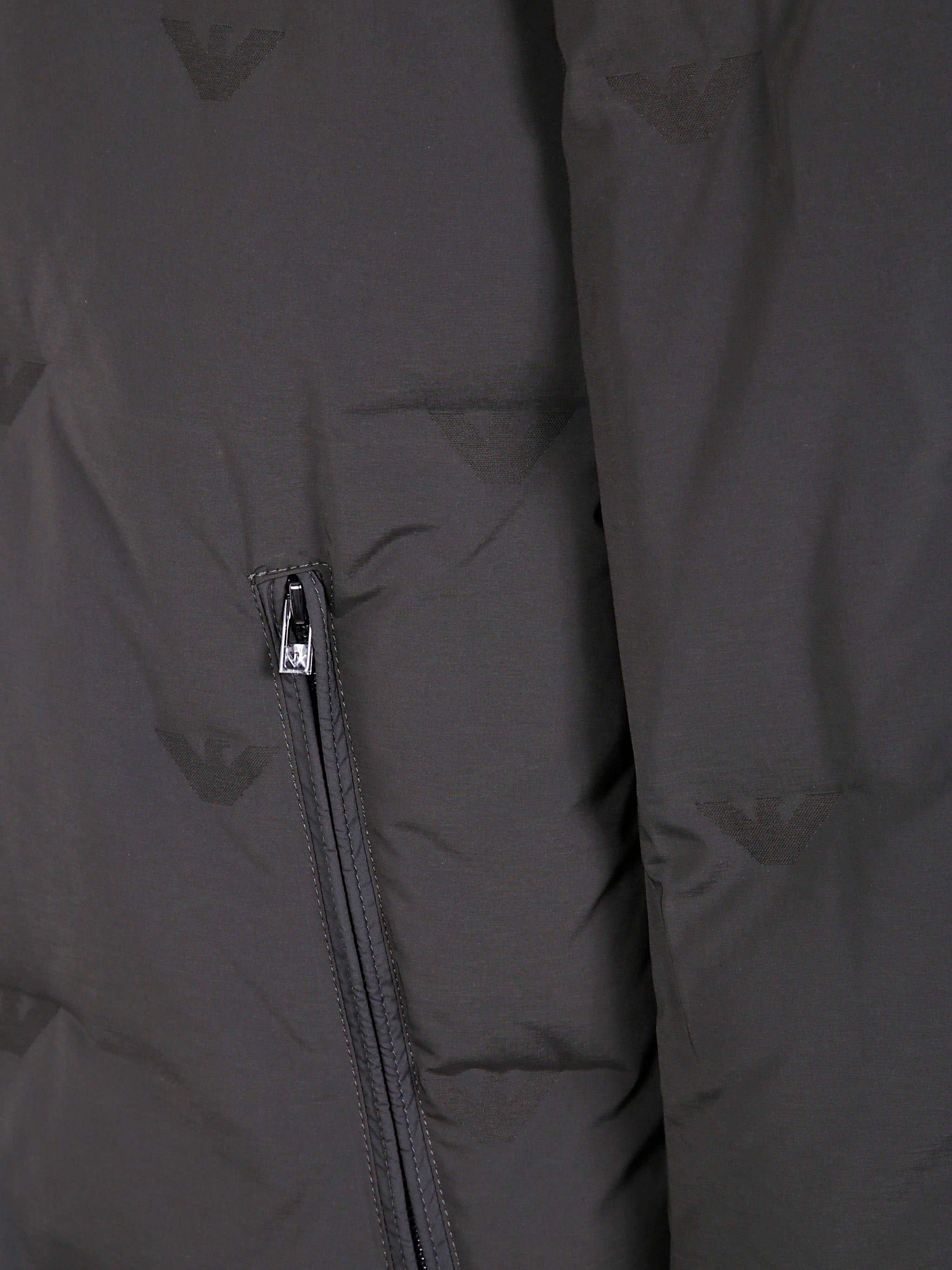 EMPORIO ARMANI Men's Mini Nylon Short Down Jacket