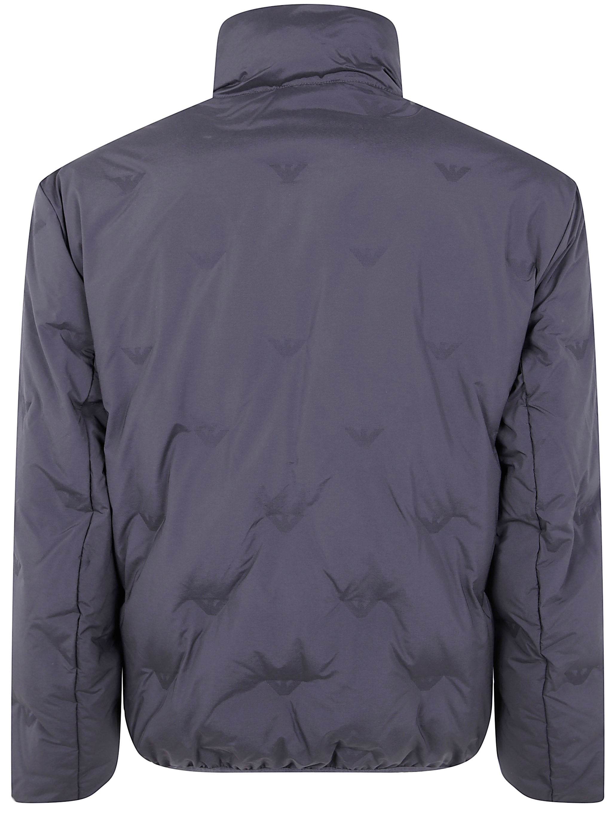 EMPORIO ARMANI Full Zip Bomber Jacket for Men - FW25 Collection