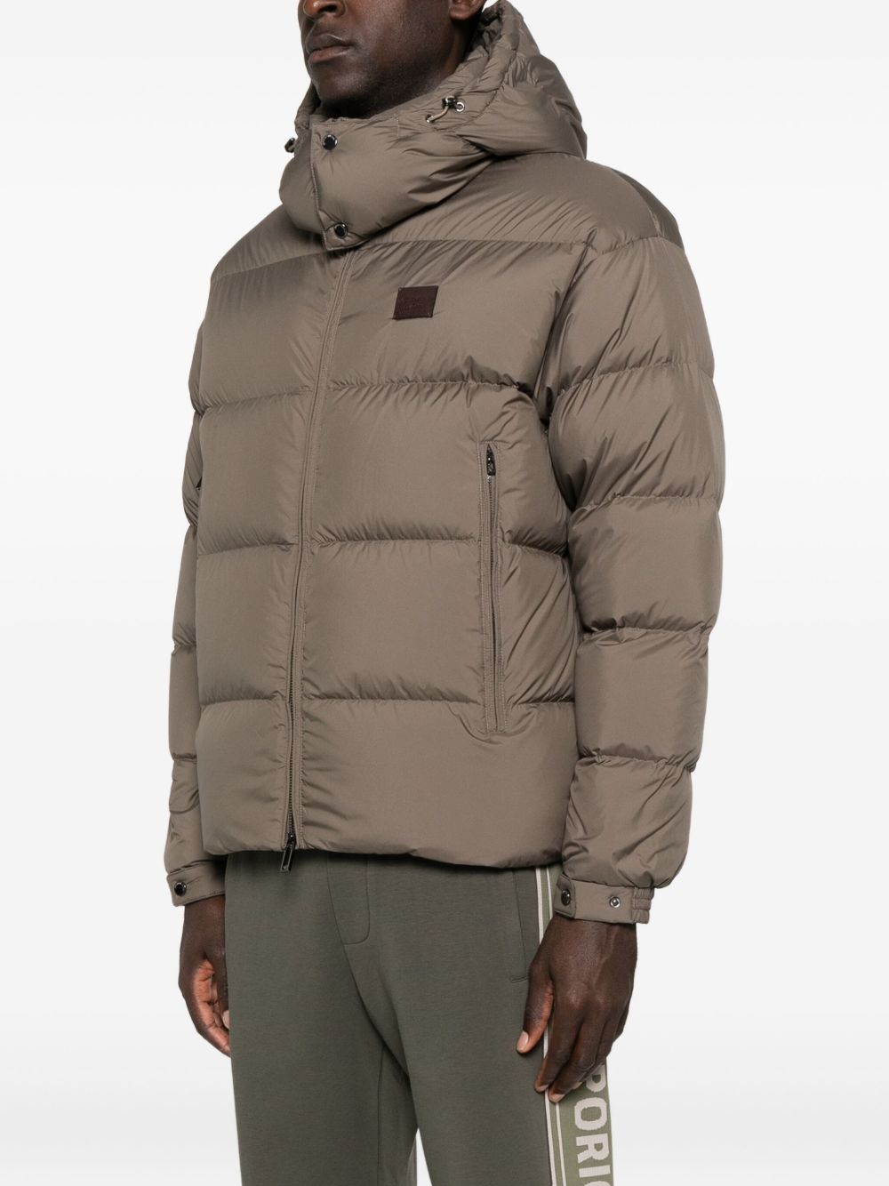 EMPORIO ARMANI Mini Nylon Short Down Jacket for Men - Fall/Winter 2025