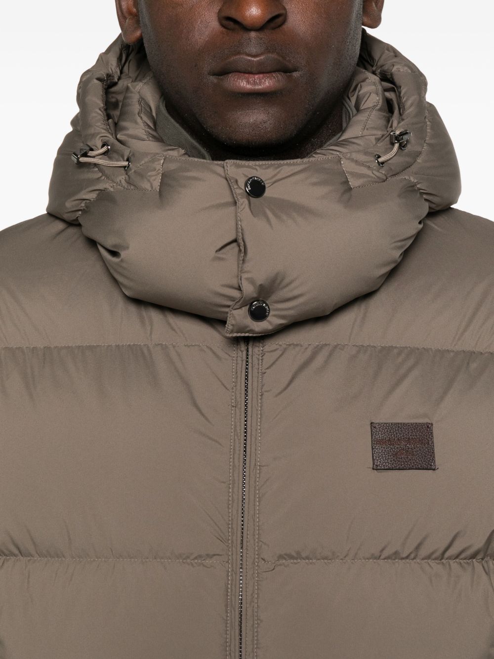 EMPORIO ARMANI Mini Nylon Short Down Jacket for Men - Fall/Winter 2025