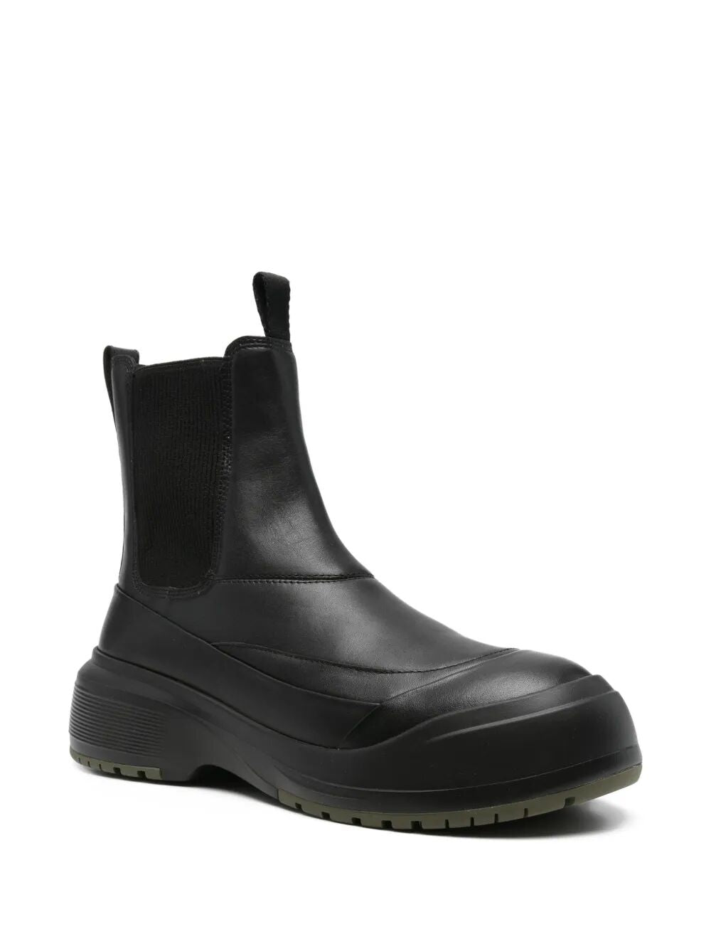 EMPORIO ARMANI Men's Ankle Boots - Leather Construction