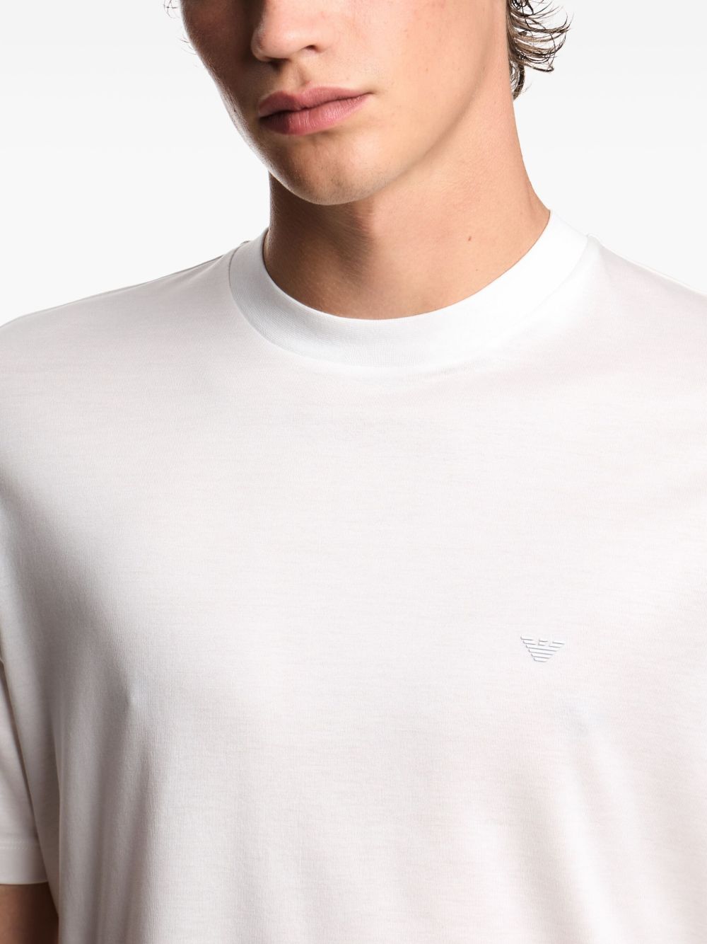 EMPORIO ARMANI Crew-Neck T-Shirt for Men - FW25 Collection