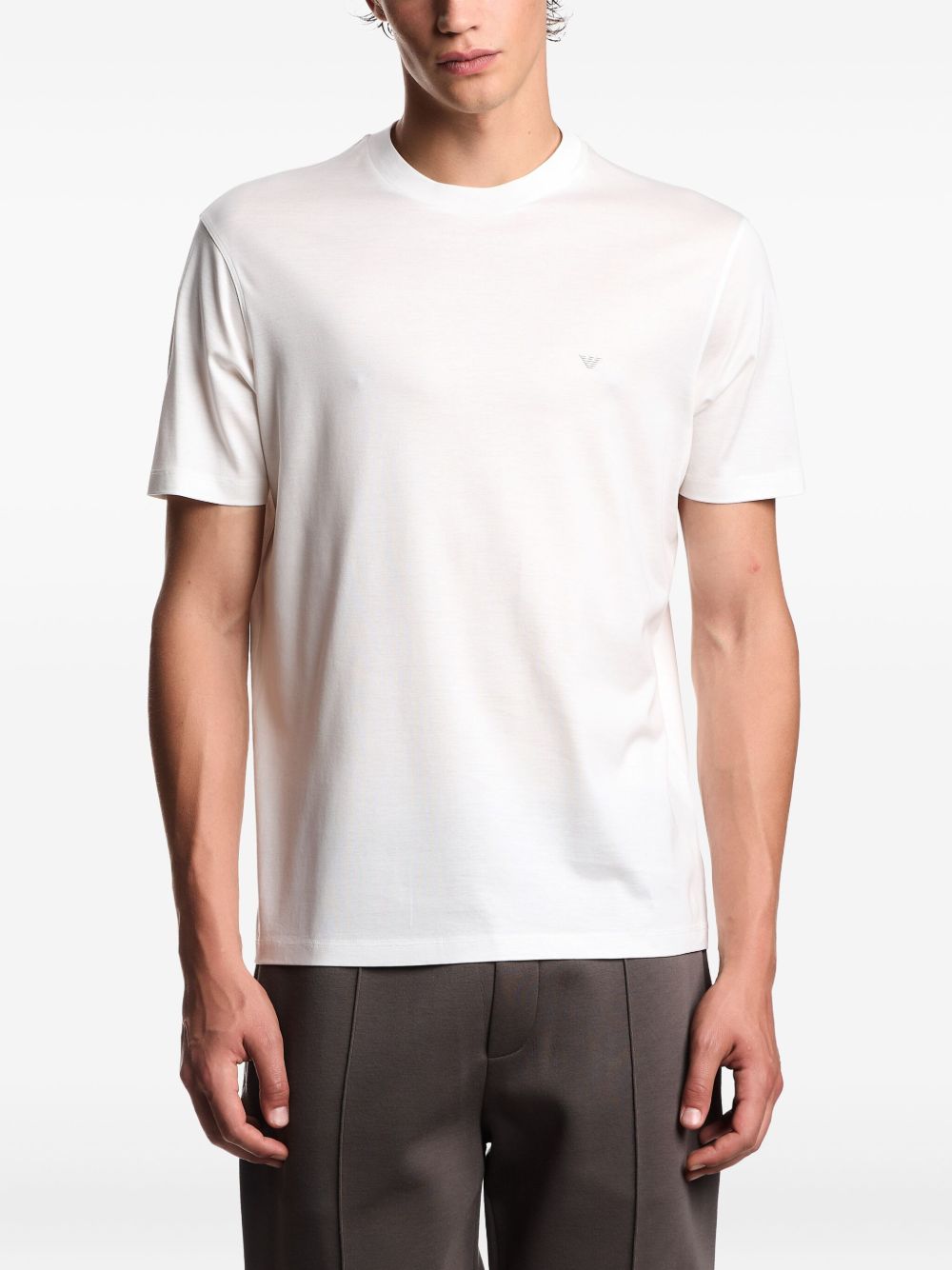 EMPORIO ARMANI Crew-Neck T-Shirt for Men - FW25 Collection