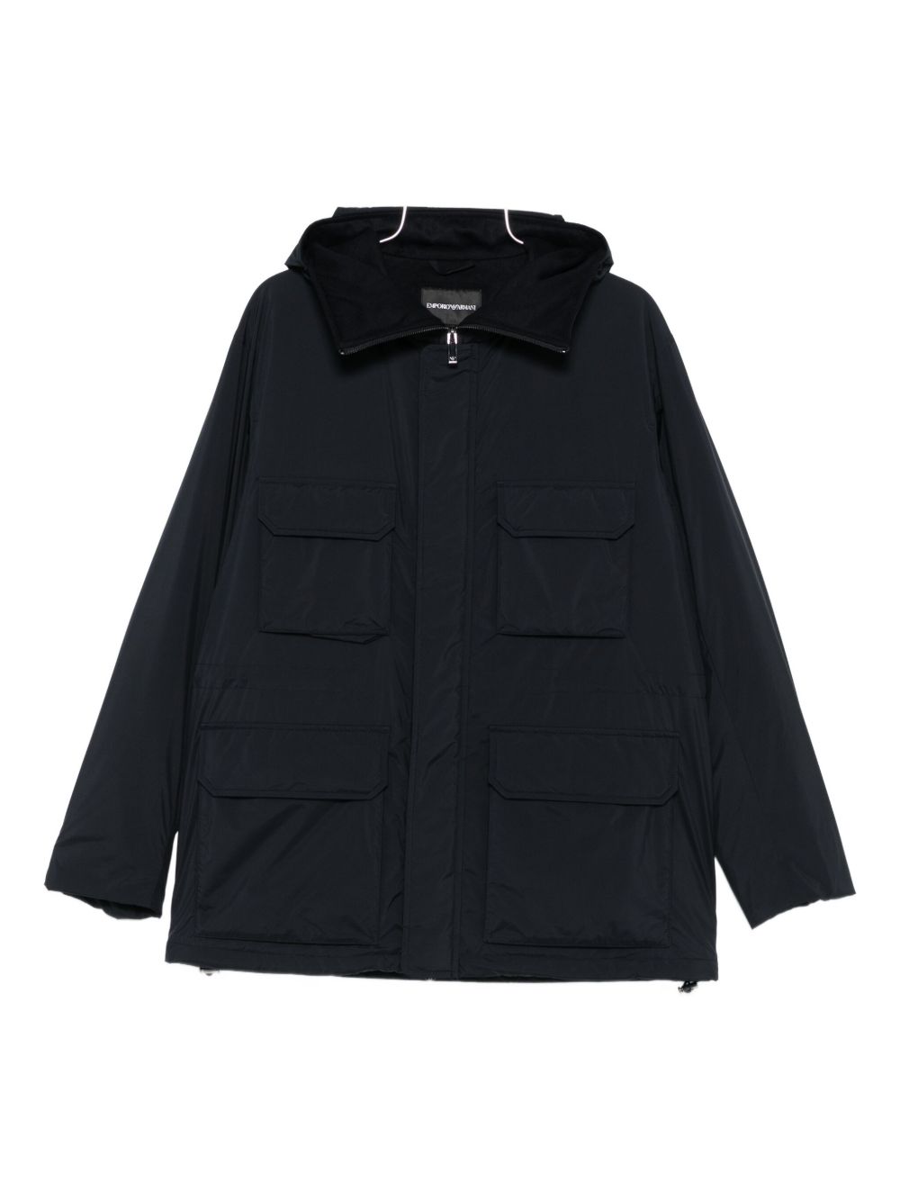 EMPORIO ARMANI Nylon Parka Jacket for Men - FW25 Collection