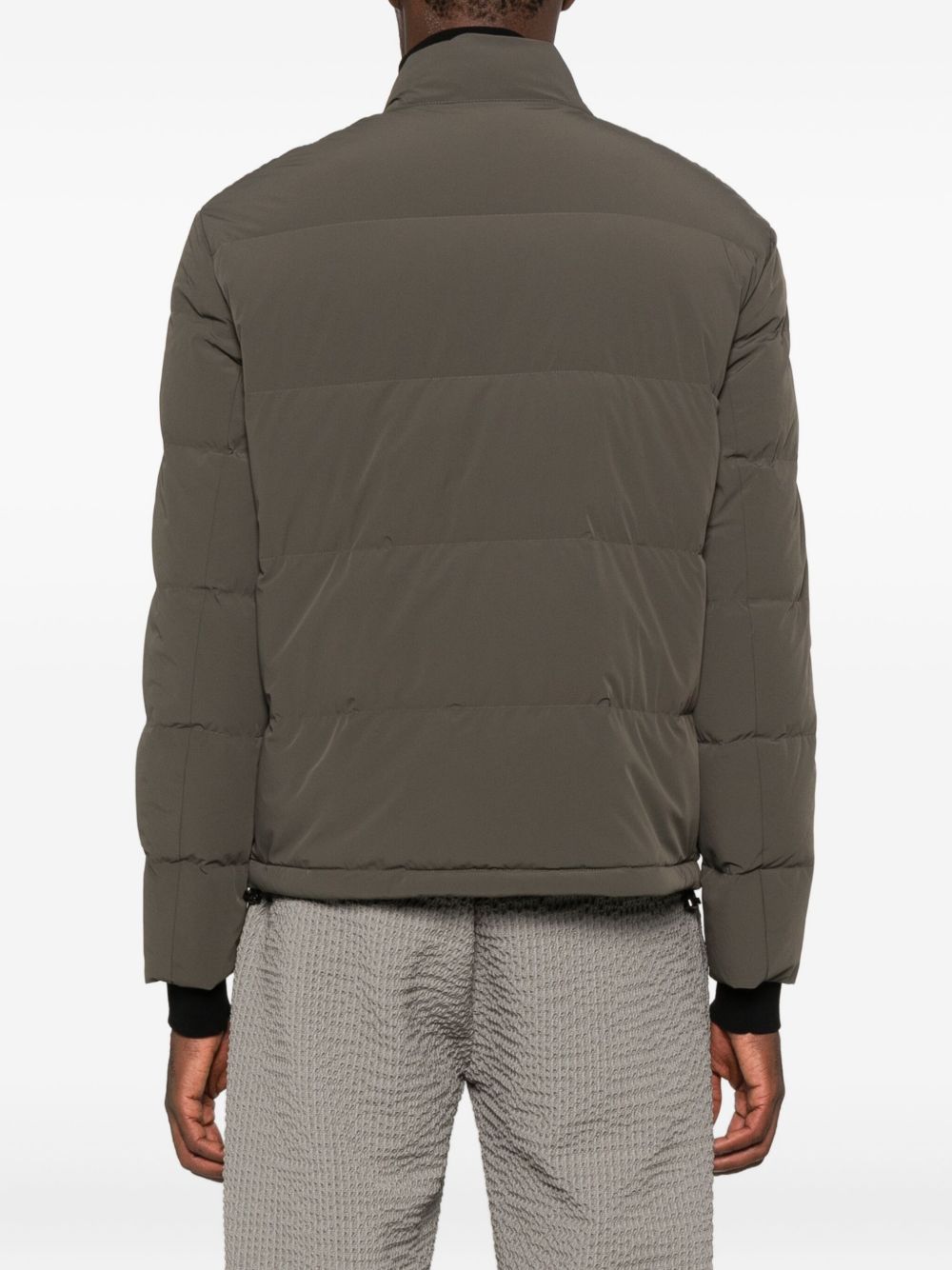 EMPORIO ARMANI High Neck Zip Jacket for Men