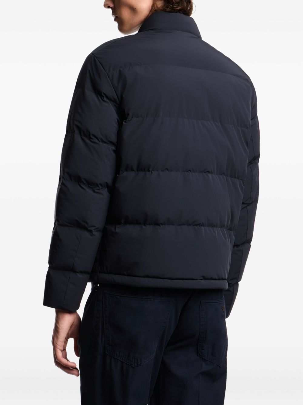 EMPORIO ARMANI Padded Logo Patch Jacket