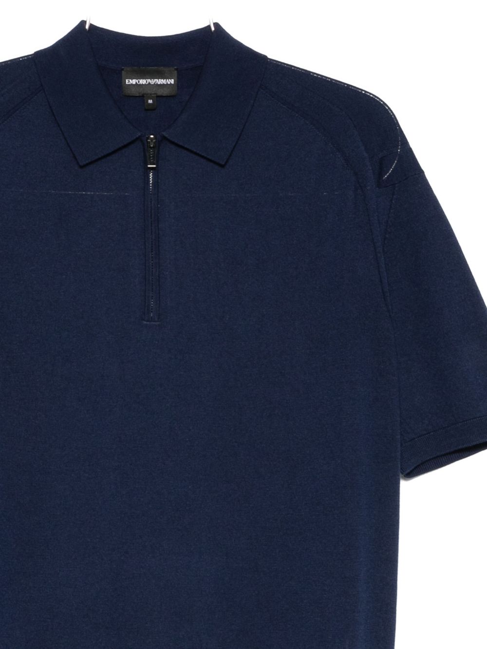 EMPORIO ARMANI Wool Blend Polo Shirt for Men - FW25 Collection