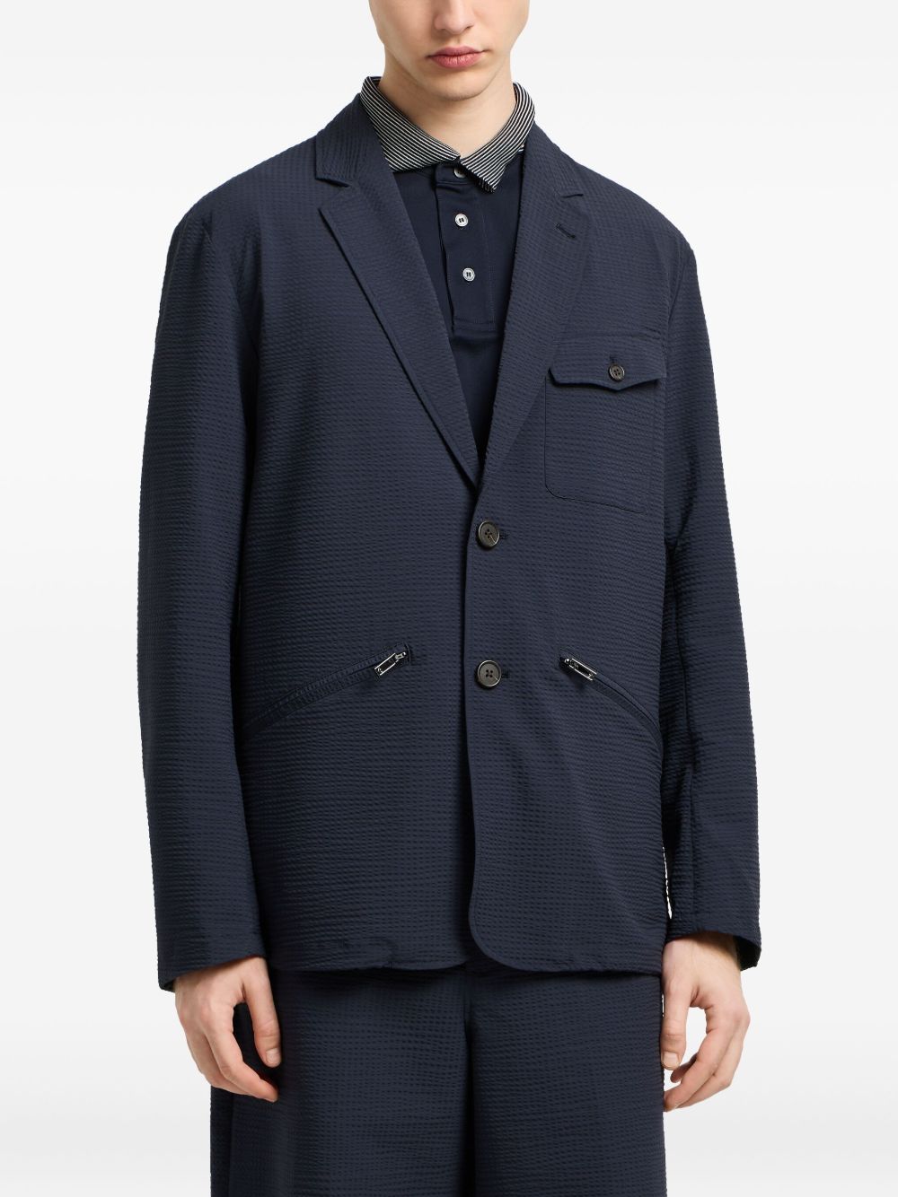 EMPORIO ARMANI Single-Breasted Blazer Jacket