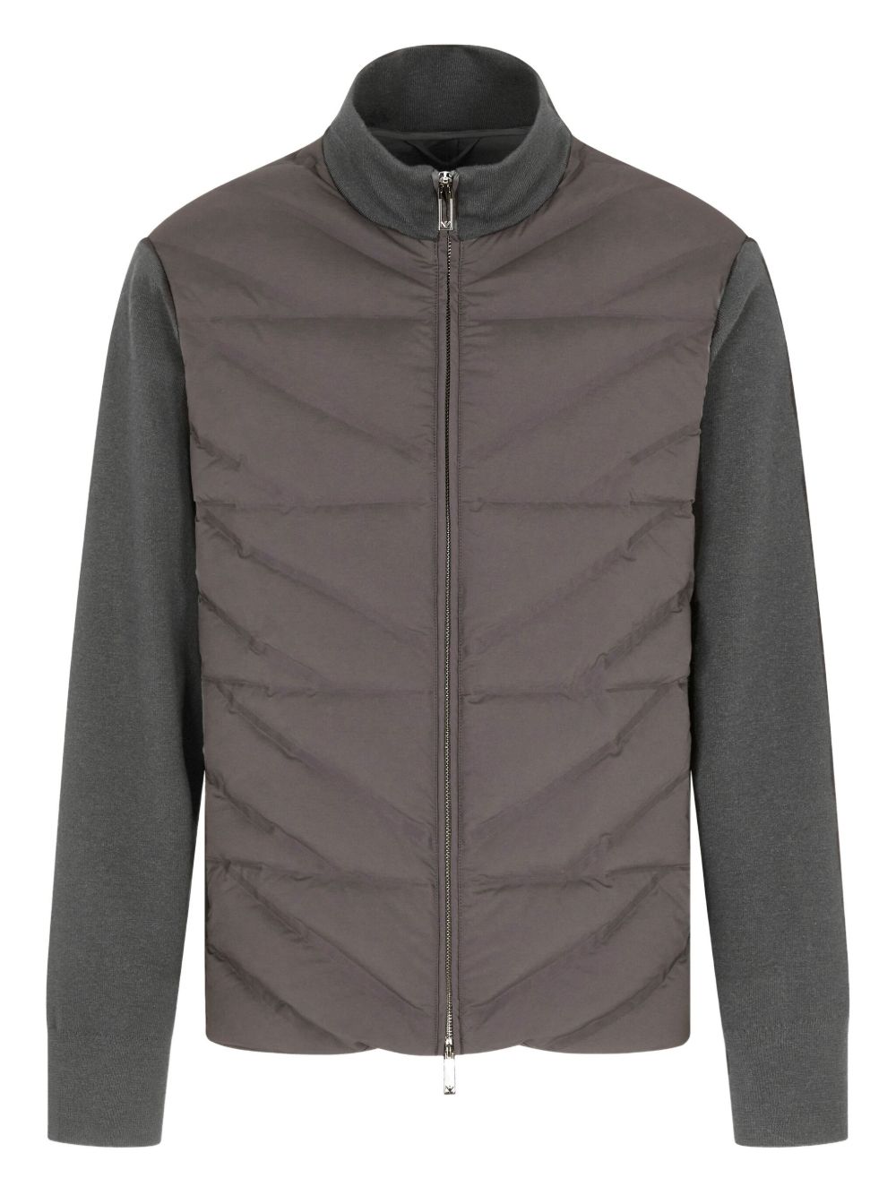 EMPORIO ARMANI Men's Quilted High Neck Bomber Jacket