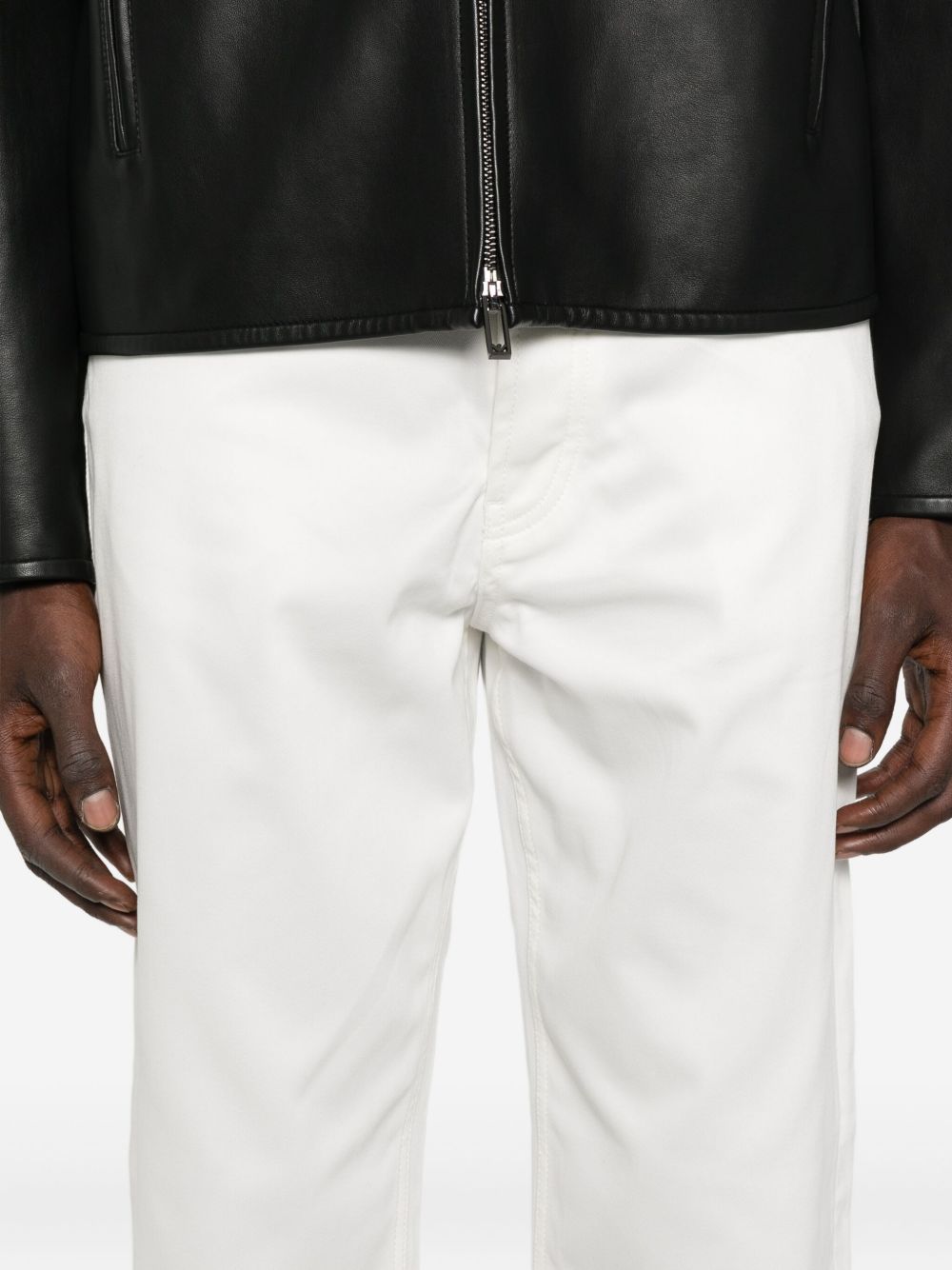 EMPORIO ARMANI Men's Silk Nylon Mini Jeans