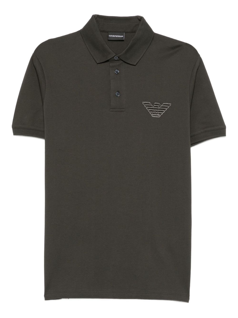 EMPORIO ARMANI Men's Logo Cotton Polo Shirt