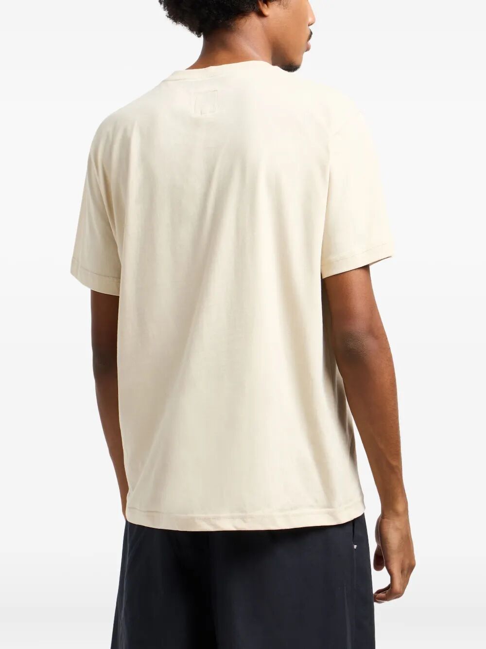 EMPORIO ARMANI Men's Regular Fit Cotton T-Shirt with New York Graphic - Size L