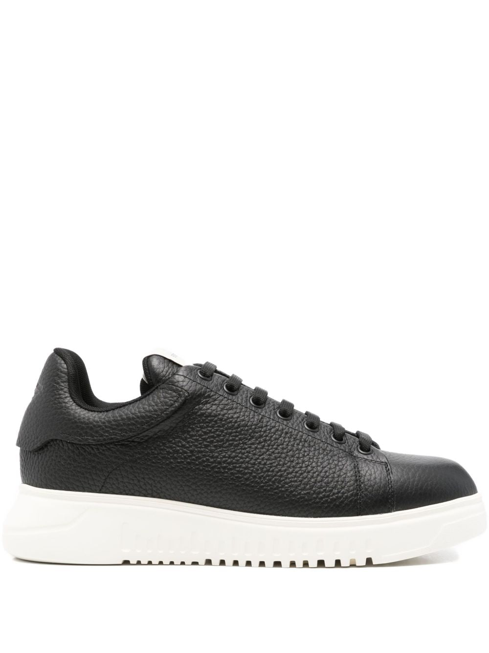 EMPORIO ARMANI Leather High-Top Sneakers for Men