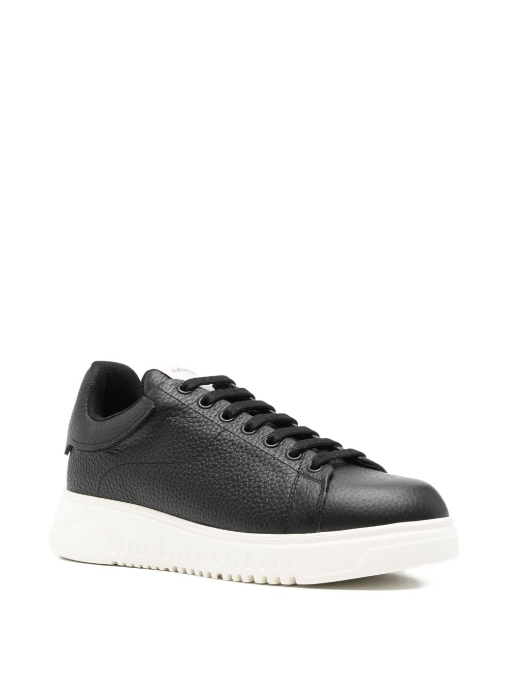 EMPORIO ARMANI Leather High-Top Sneakers for Men