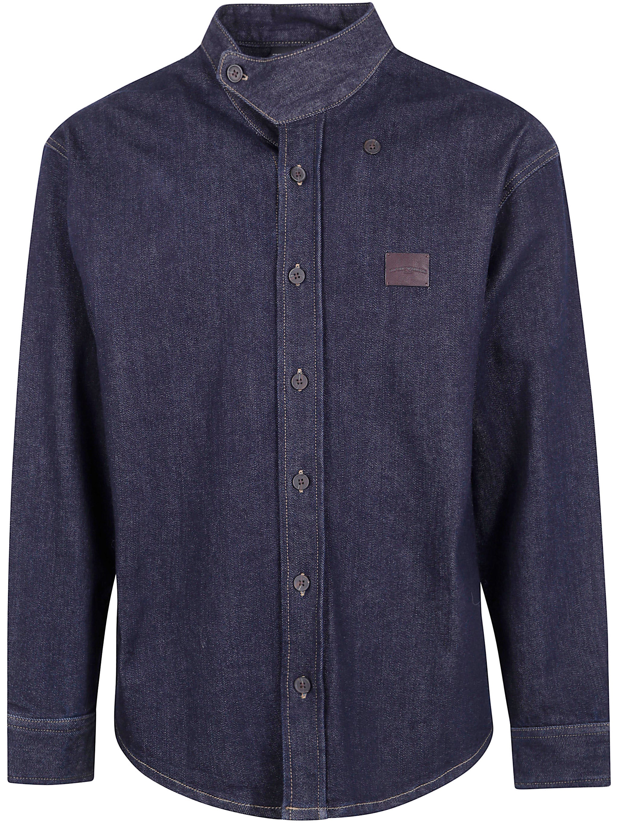 EMPORIO ARMANI Classic Fit Cotton Blend Shirt