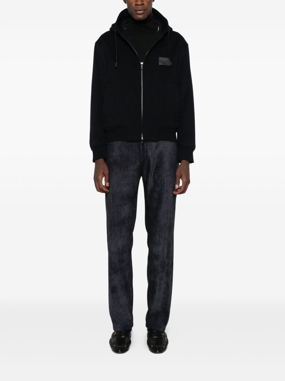 EMPORIO ARMANI Men's Wool Blouson Jacket for FW25