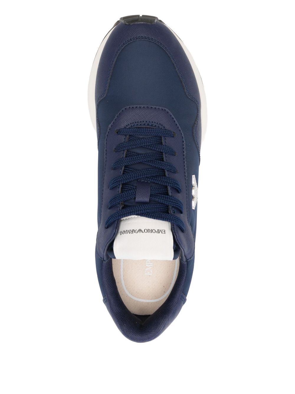 EMPORIO ARMANI Stylish Logo Sneakers for Men