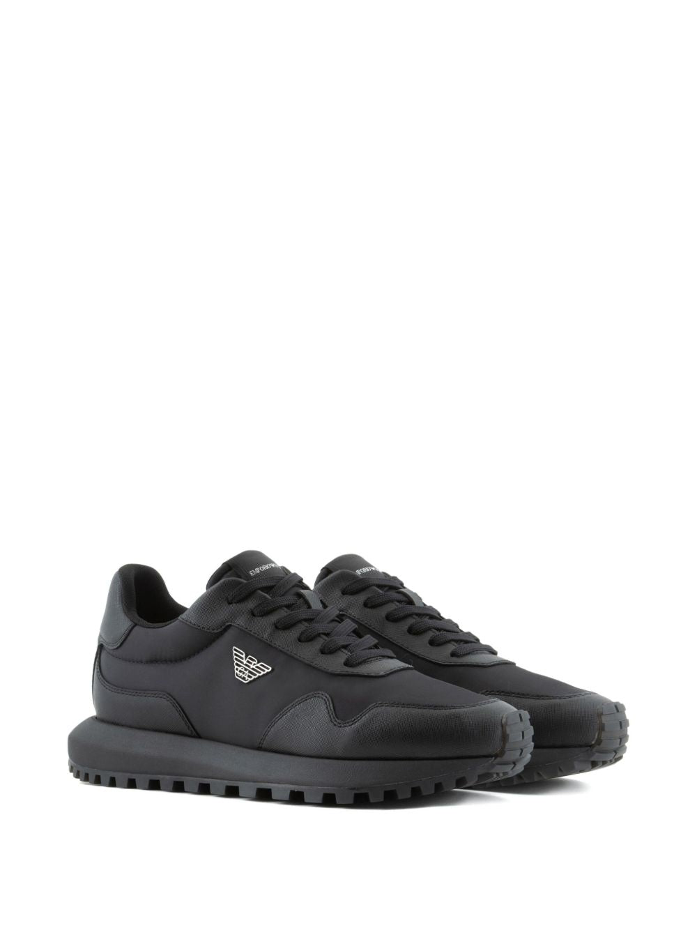 EMPORIO ARMANI Logo Lace-Up Sneakers for Men