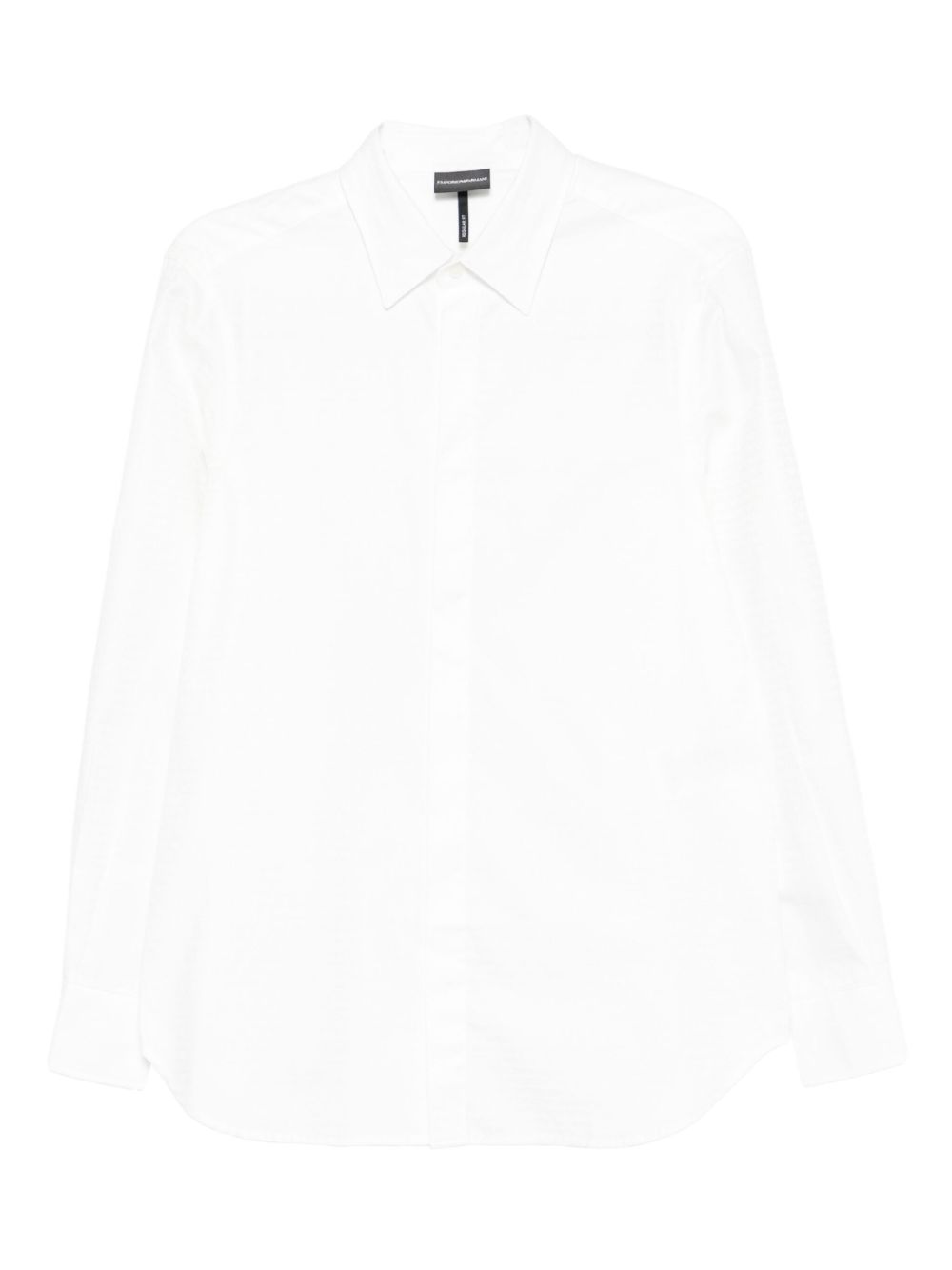 EMPORIO ARMANI Cotton Long Sleeve Button-Down Shirt