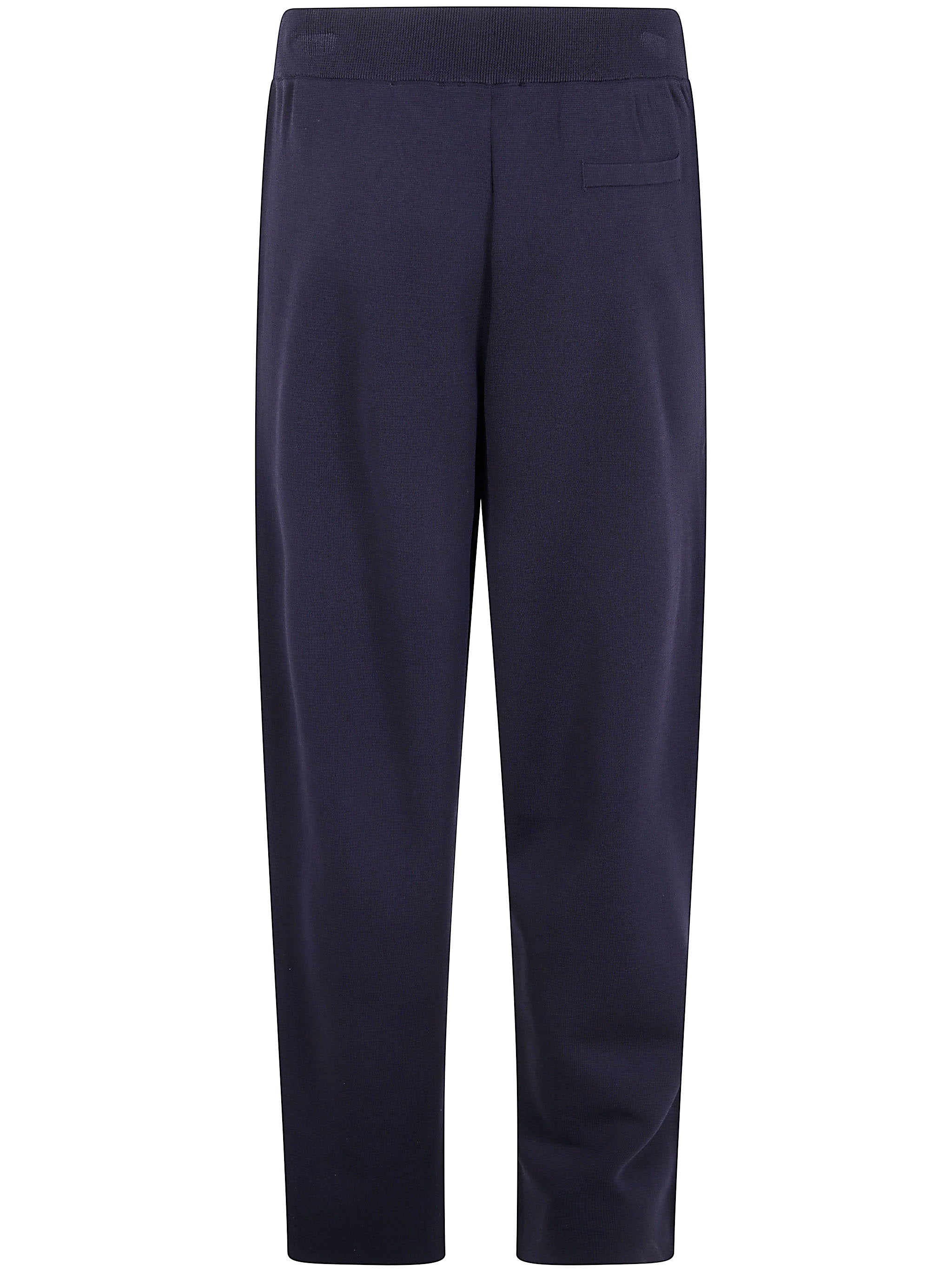 EMPORIO ARMANI Straight Leg Trousers with Elastic Waistband for Men