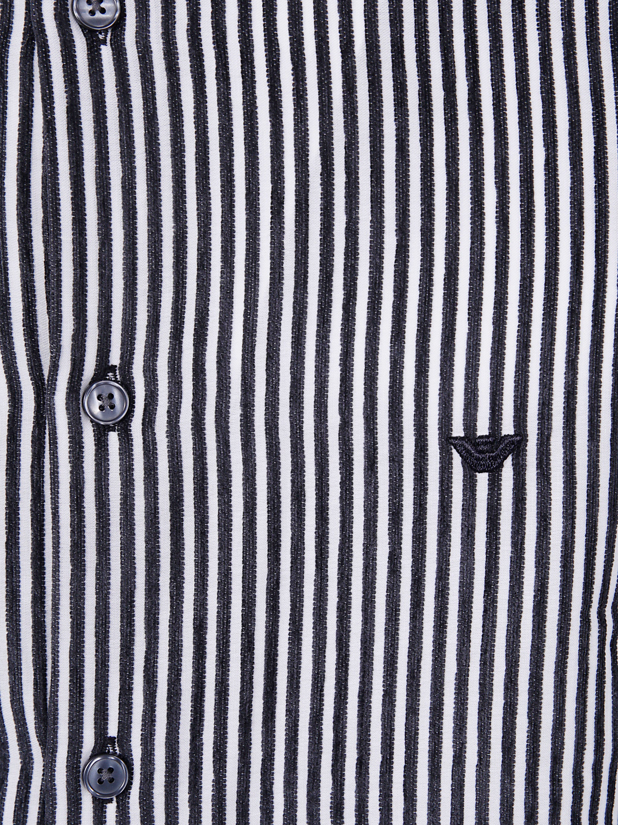 EMPORIO ARMANI Korean Neck Mini Shirt for Men - Fall 2025