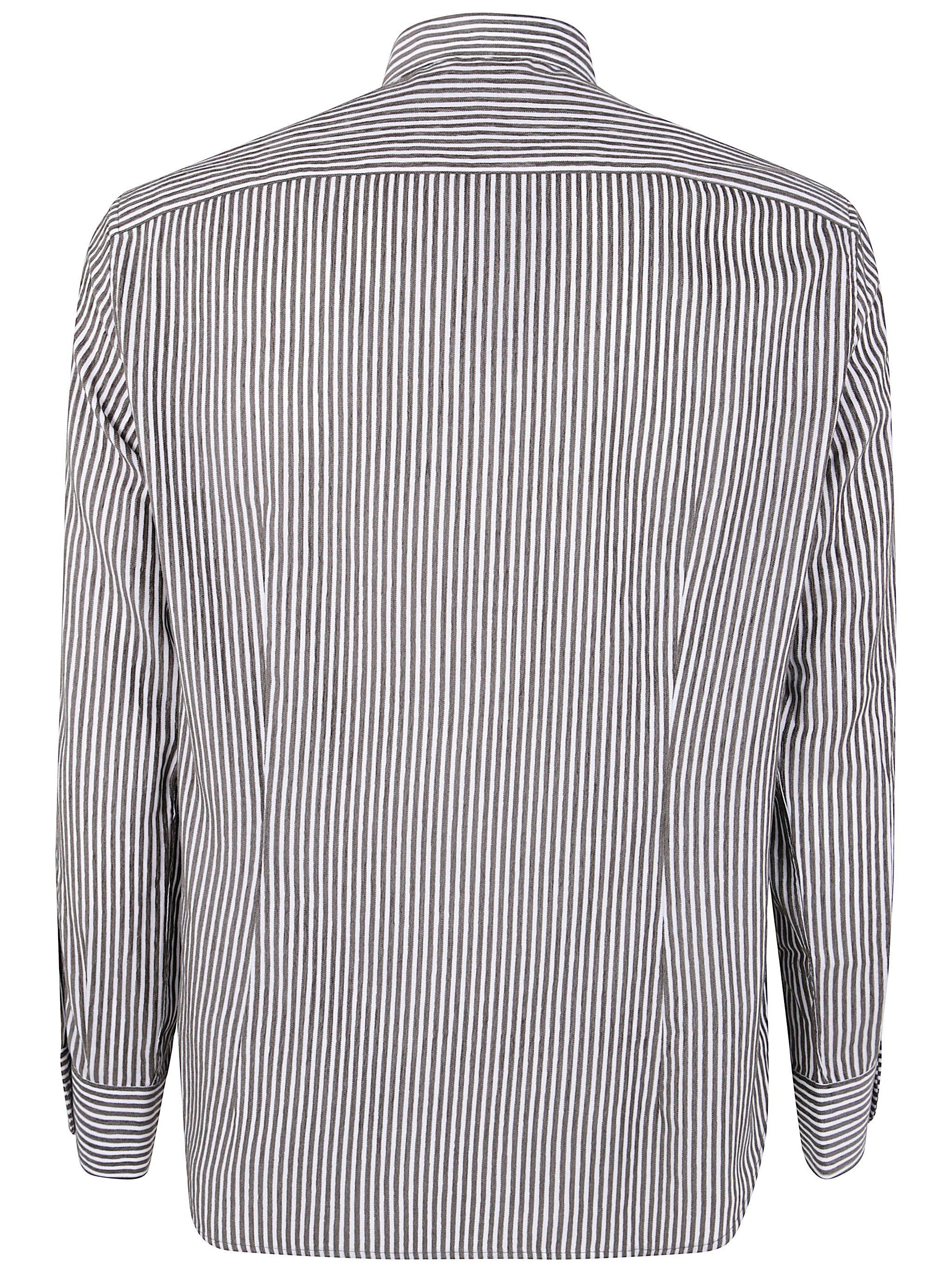 EMPORIO ARMANI Korean Neck Mini Shirt for Men - FW25 Collection