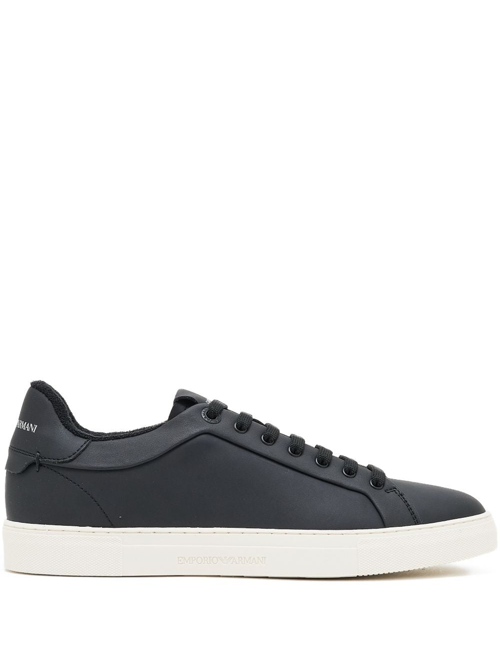 EMPORIO ARMANI Classic Low-Top Leather Sneakers for Men