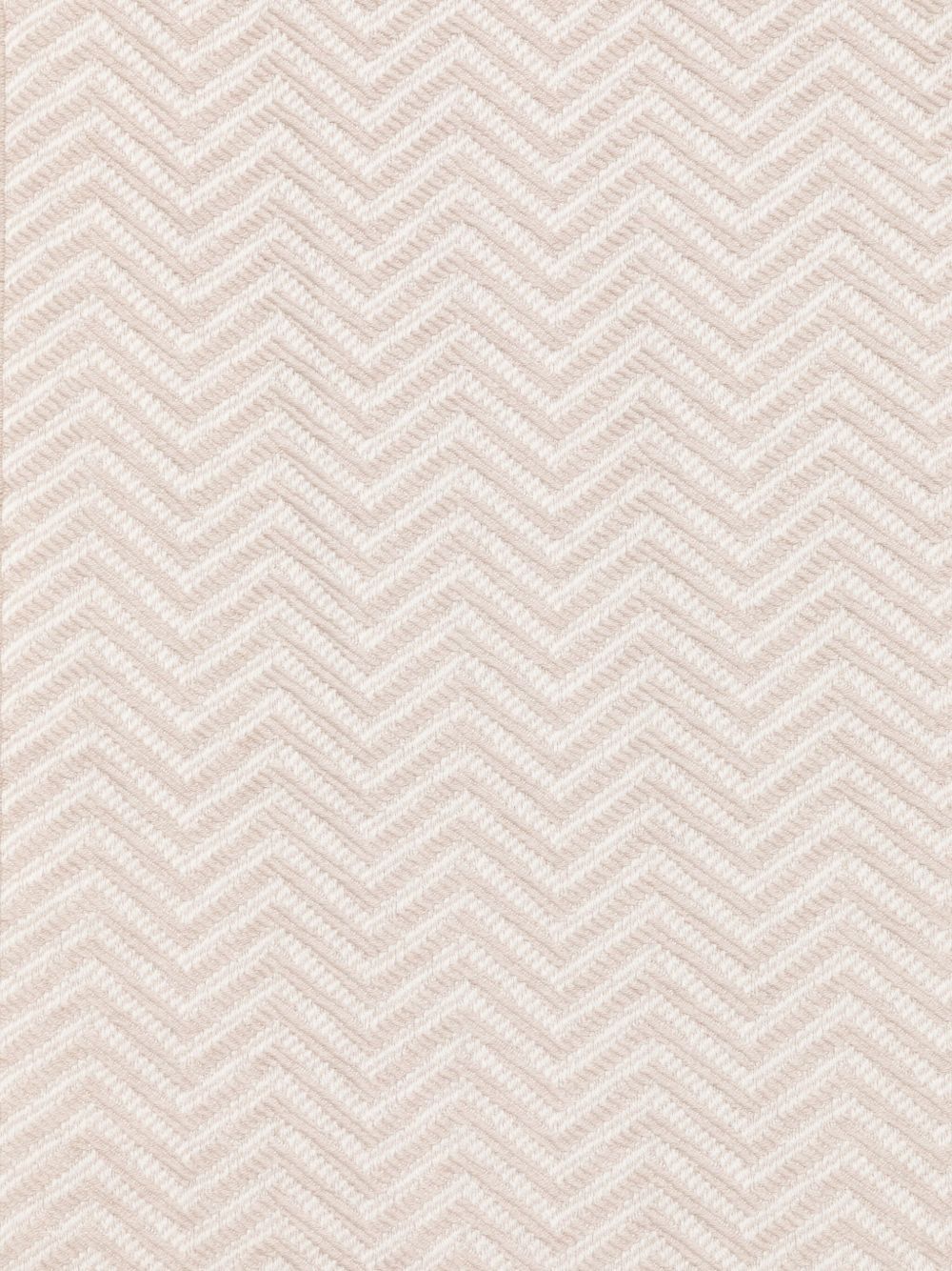 EMPORIO ARMANI Wool Scarf with Herringbone Pattern and Fringed Edges