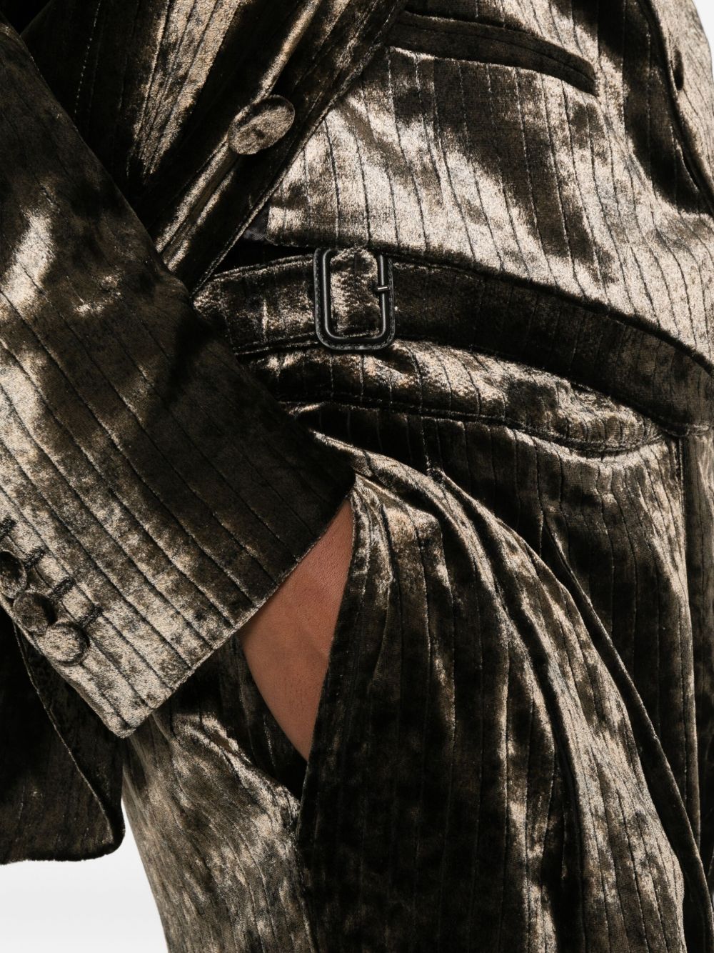 EMPORIO ARMANI Striped Buttoned Pants for Men