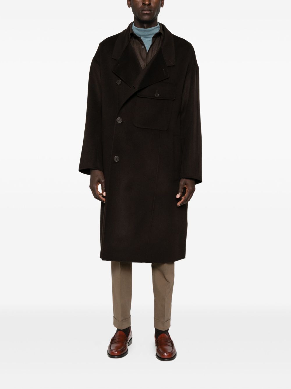 EMPORIO ARMANI Wool Trench Jacket