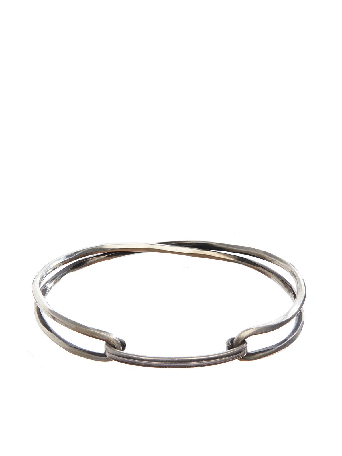 WERKSTATT:MUNCHEN Sleek Silver Bracelet for Men