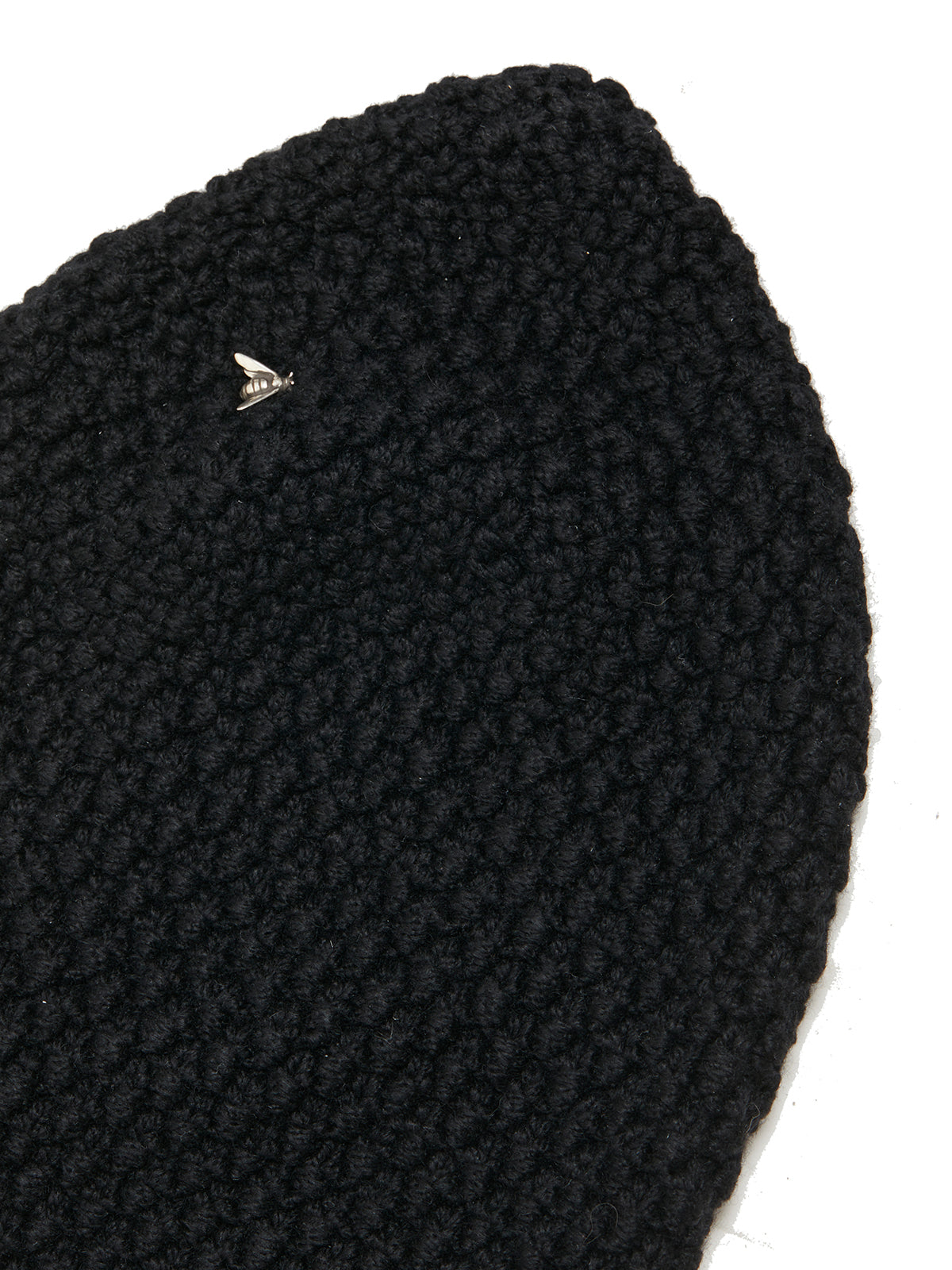 WERKSTATT:MUNCHEN Luxury Cashmere Beanie with Silver Detail