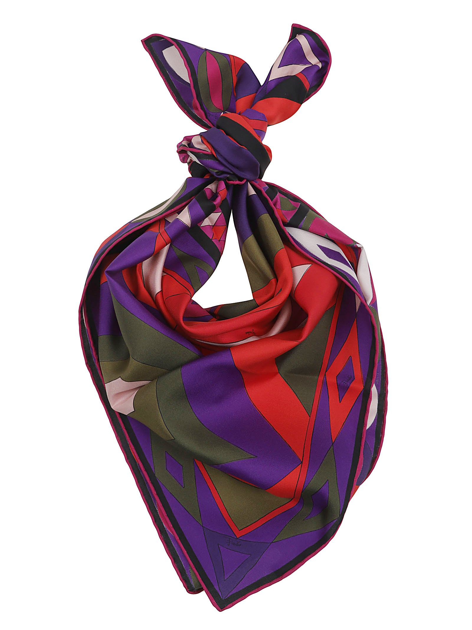 EMILIO PUCCI Vibrant Silk Scarf