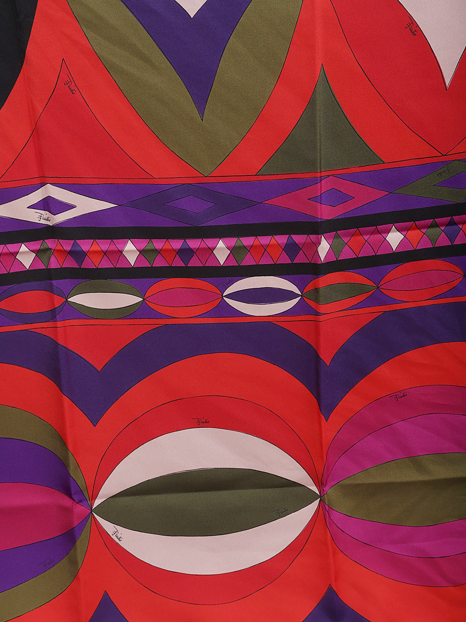 EMILIO PUCCI Vibrant Silk Scarf